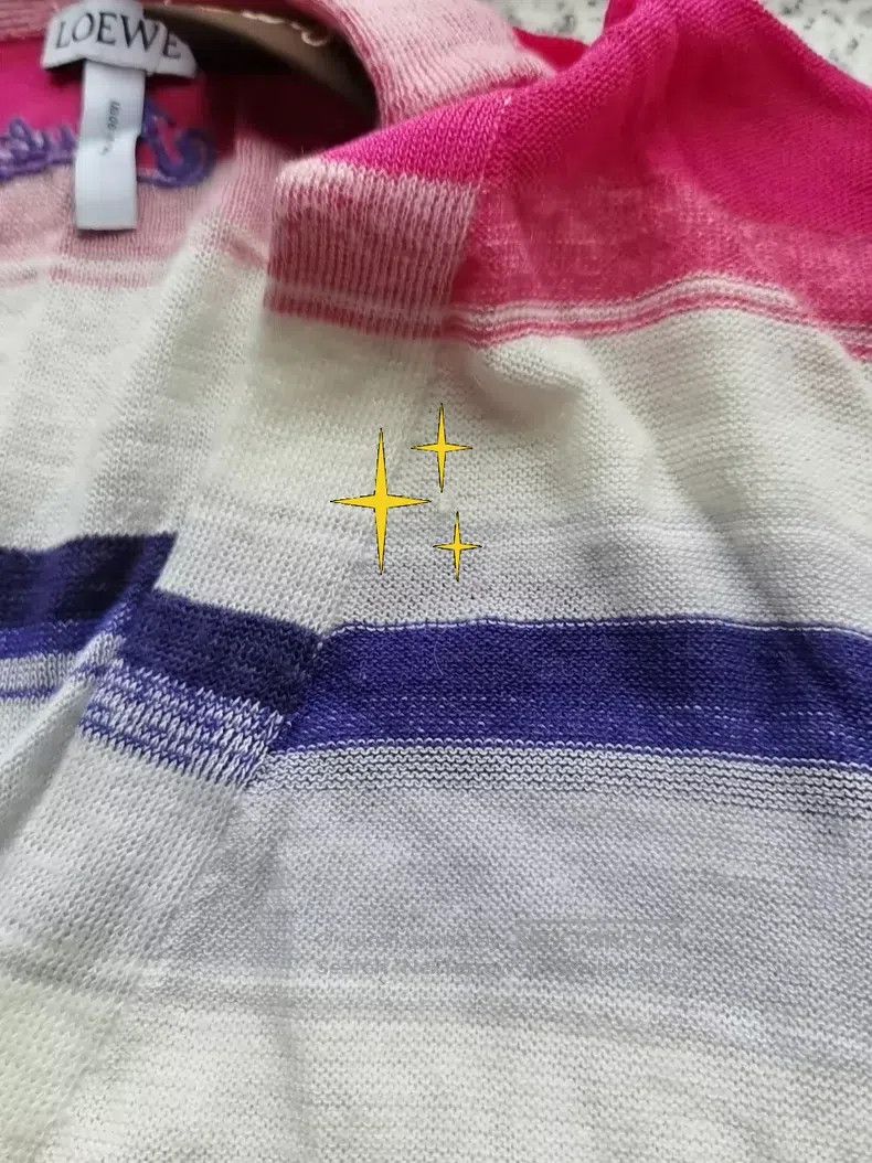 Loewe Loewe Rainbow striped linen cardigan Size M / US 6-8 / IT 42-44 - 8 Thumbnail