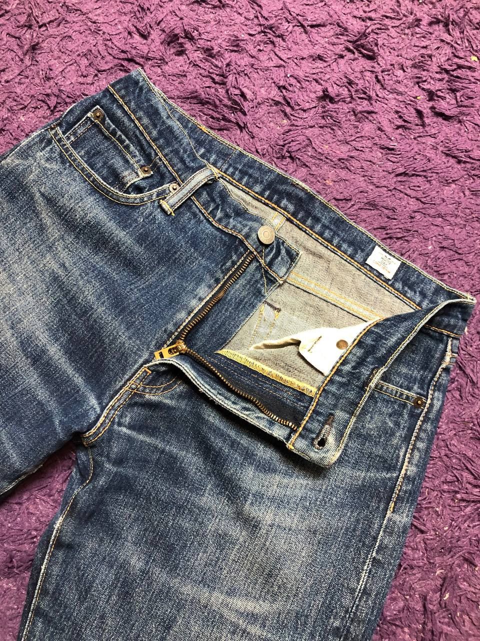 Vintage Levi's 504 Straight Fit Denim Jeans Size 32