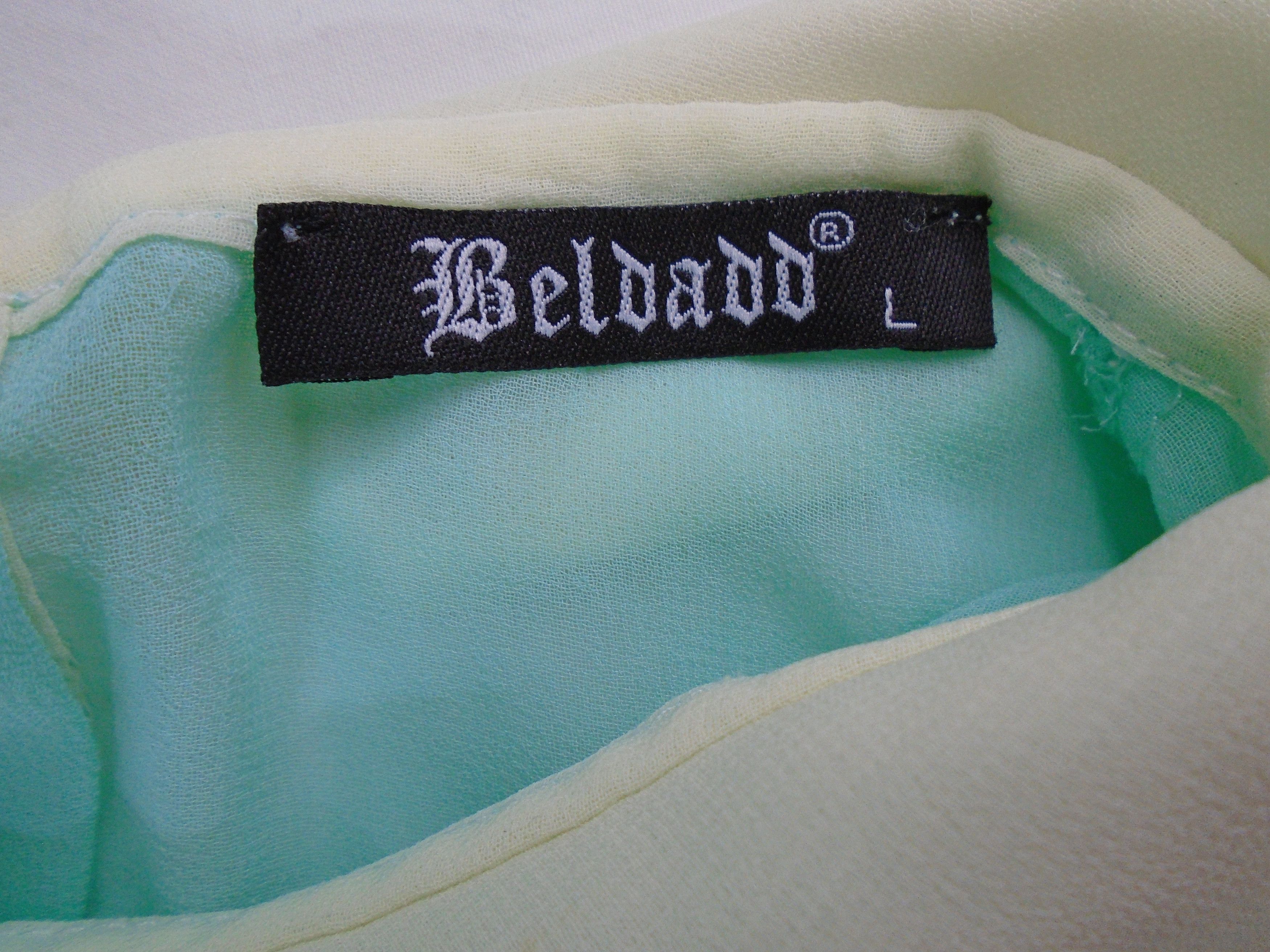 Vintage Women's Blouse Beldadd. Green. L. Used. Very good condition Size L / US 10 / IT 46 - 4 Thumbnail