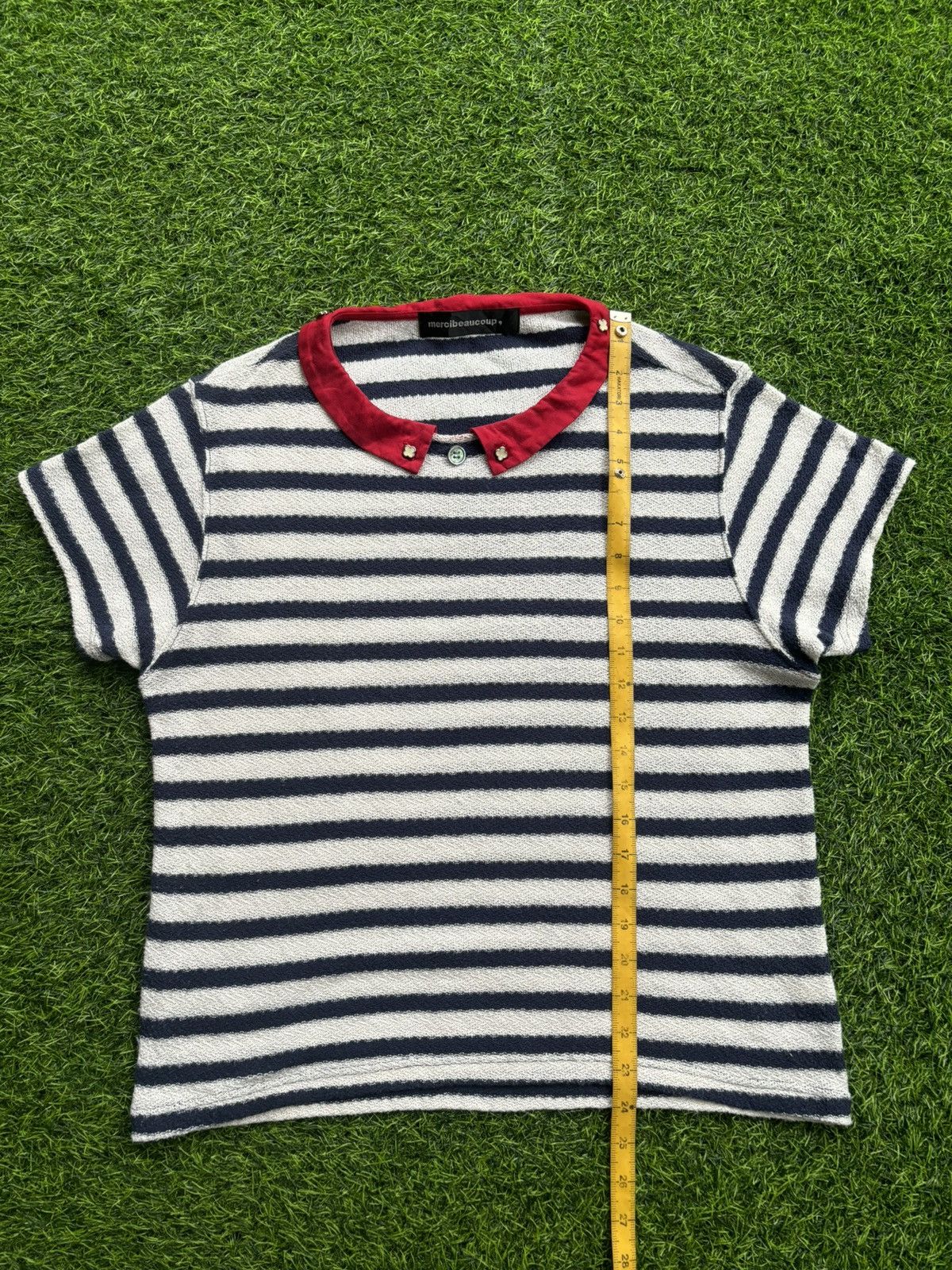 Issey Miyake Mercibeaucoup Issey Miyake Stripe Tshirt Size M / US 6-8 / IT 42-44 - 10 Thumbnail