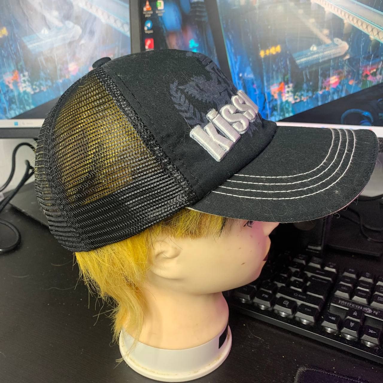 Japanese Brand RARE KISSMARK TRUCKER HAT Size ONE SIZE - 4 Thumbnail