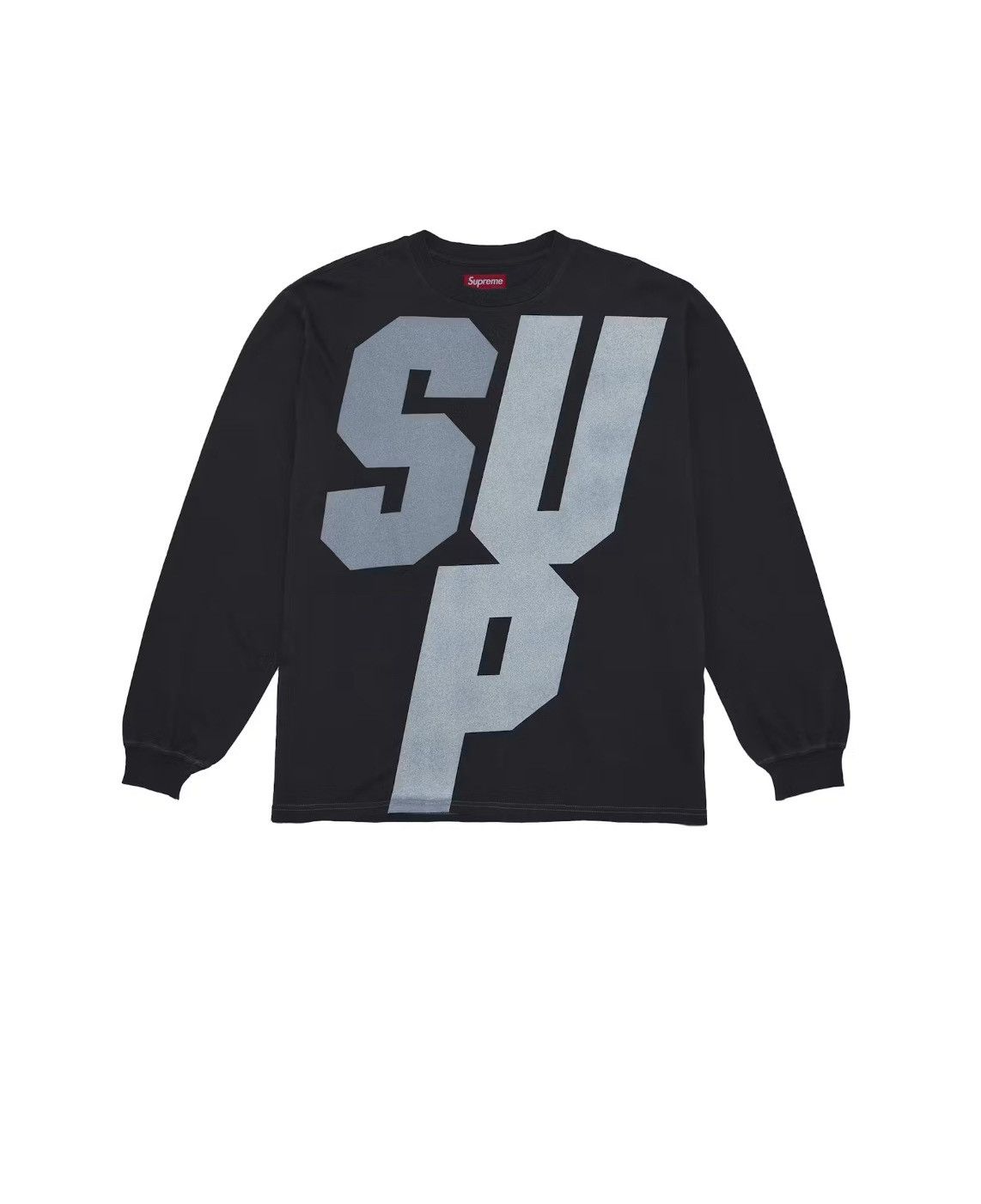 Supreme Size Medium Black Supreme®/Number Nine Raglan L/S Top