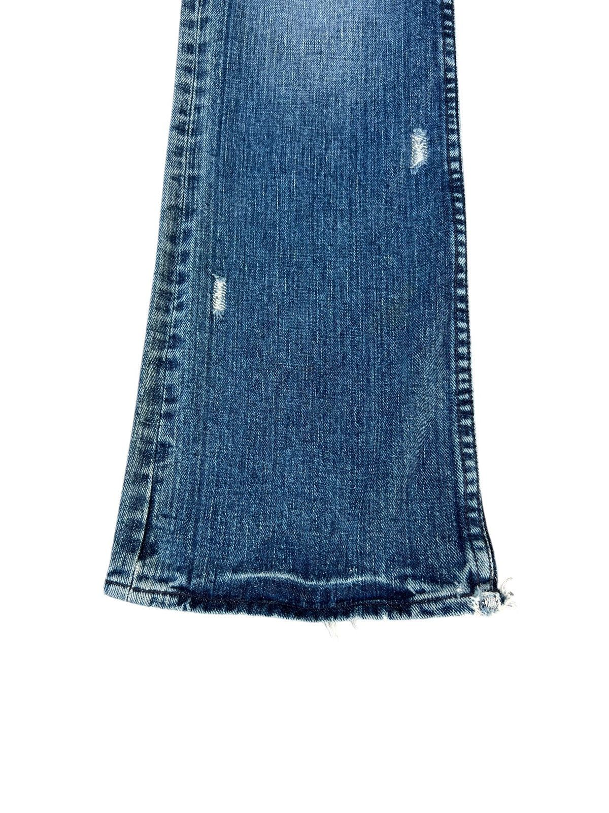 Vintage ABX. Japan Ripped Distressed Denim Studded Bootcut Jeans Size US 30 / EU 46 - 8 Thumbnail