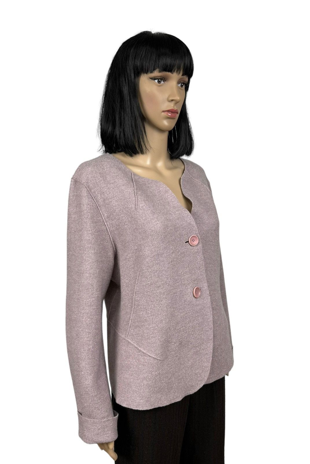 Designer OSKA Wool Knit Jacket size 1 Size S / US 4 / IT 40 - 3 Thumbnail