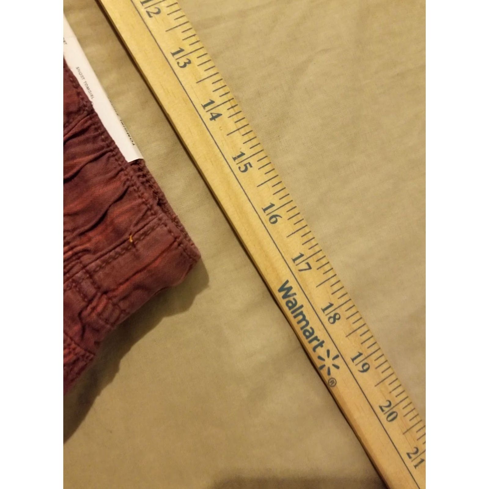 American Eagle Outfitters Womens American Eagle Outfitters Shorts Chino Cotton Red 8 Regular 8 Womens Girls Mens Size 30" / US 8 / IT 44 - 6 Thumbnail