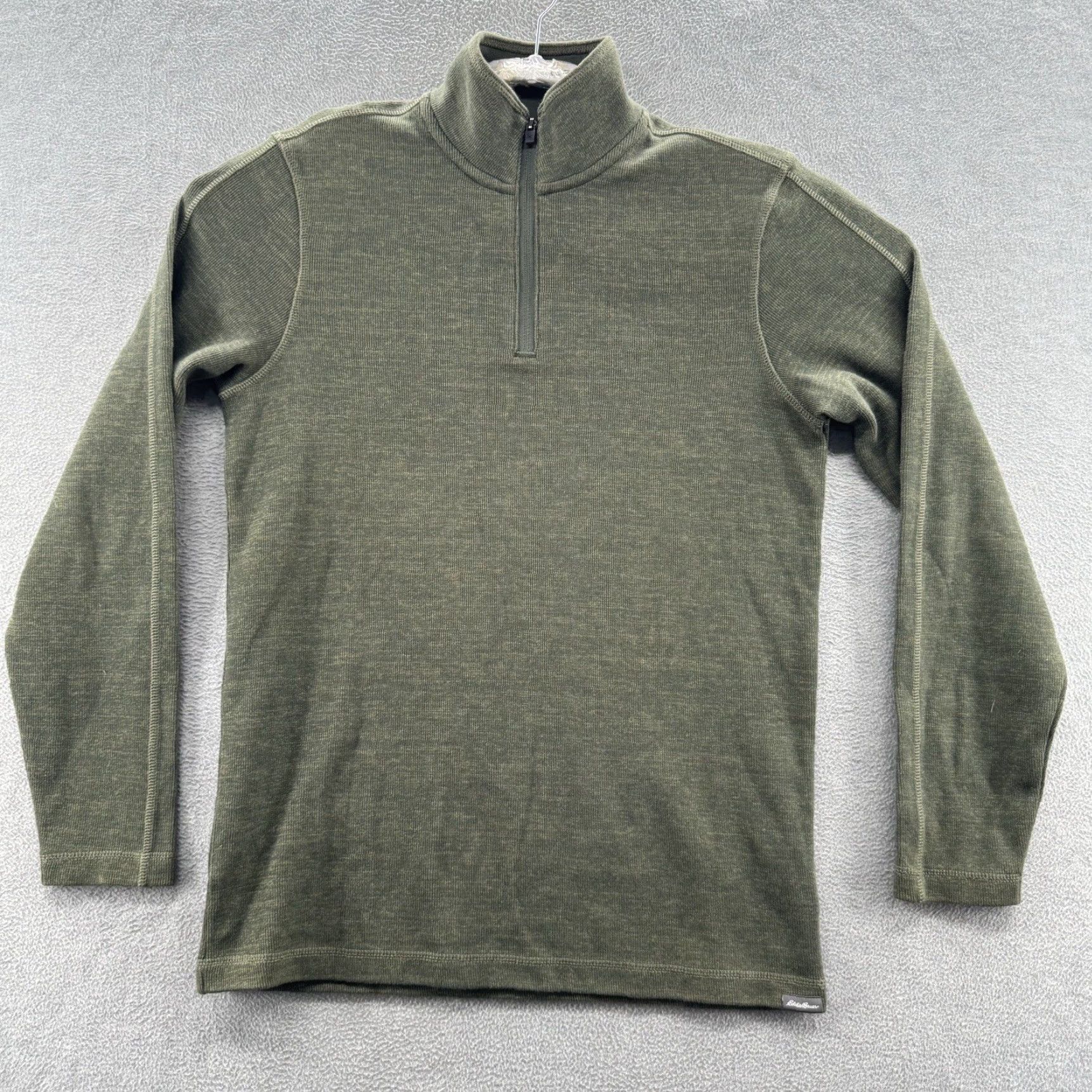 Eddie Bauer Eddie Bauer Mens S Half Zip Pullover Sweater Green Polyester Size US S / EU 44-46 / 1 - 2 Thumbnail