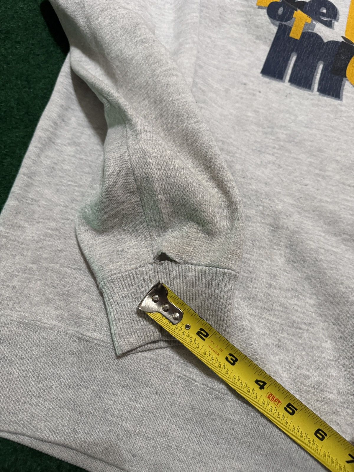 Jansport × Vintage Vintage 90s University Of Michigan Hip Hop Sweatshirt Size US XL / EU 56 / 4 - 10 Thumbnail