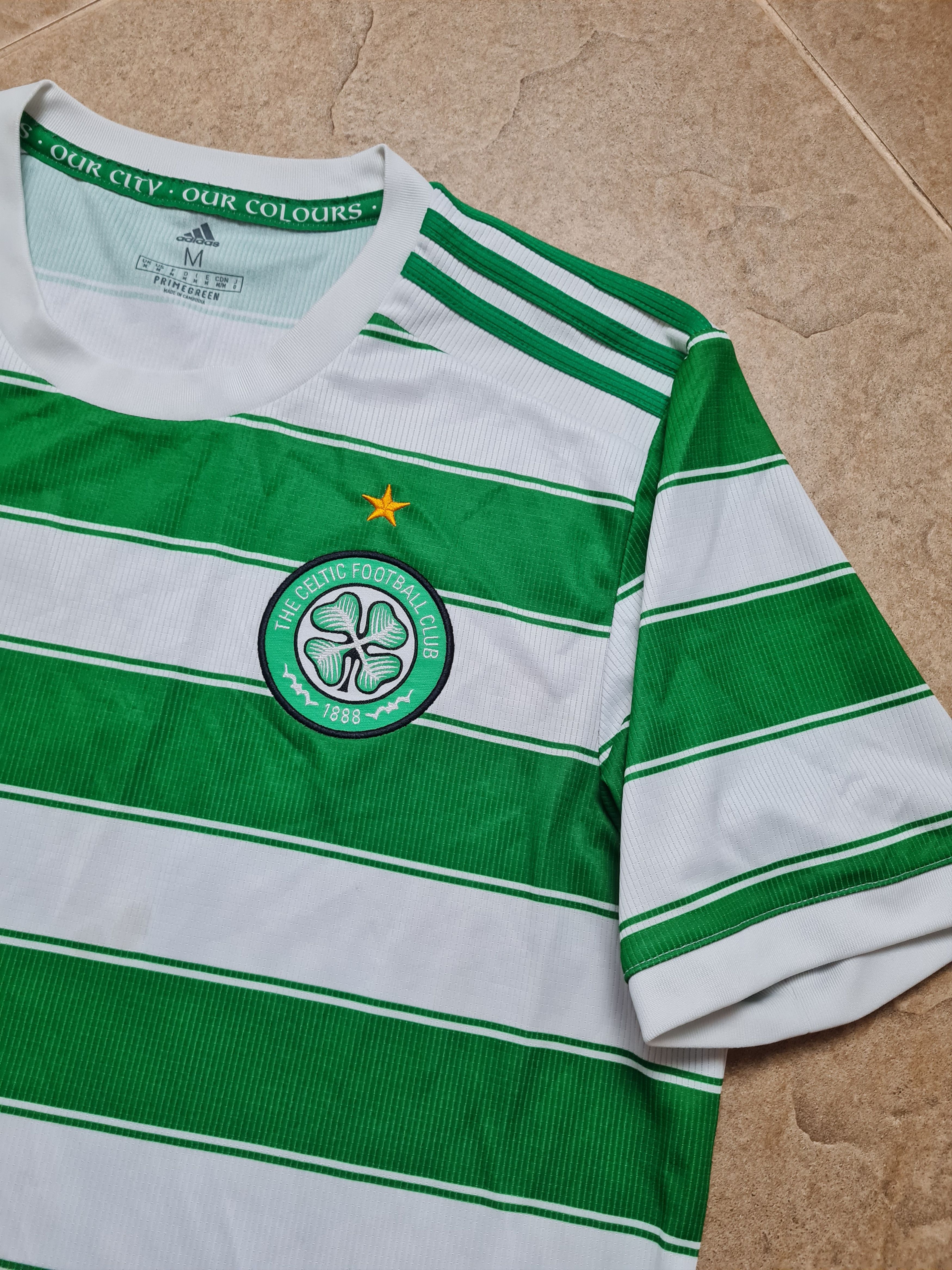 Adidas Jersey Celtic FC #16 Soccer Shirt 20/21 Adidas Trikot Size US M / EU 48-50 / 2 - 5 Thumbnail