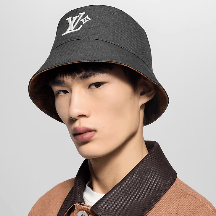 Louis Vuitton Monogram Landscape Reversible Bucket Hat Size ONE SIZE - 6 Thumbnail