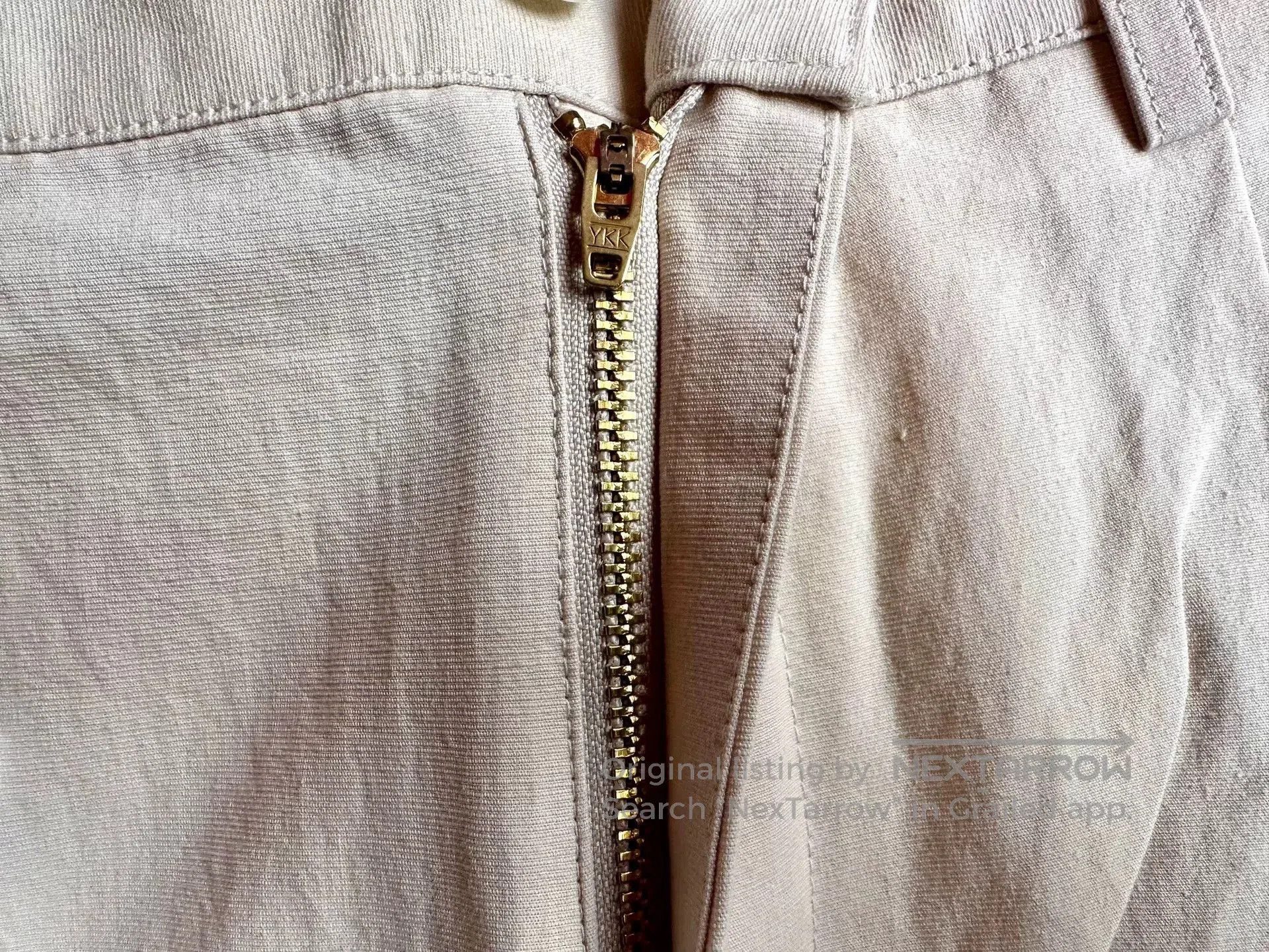 KUON KUON Tapered Trousers in Beige Color. Size US 26 / EU 42 - 5 Thumbnail