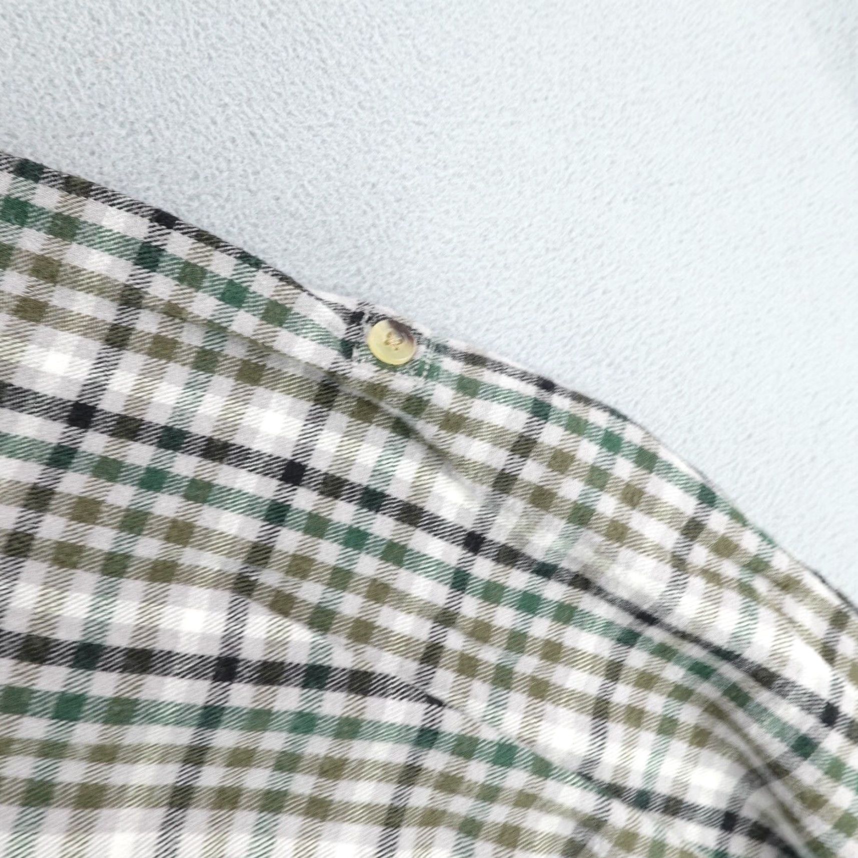 Vintage VINTAGE Triple Five Soul Shirt Mens S Green Plaid Cotton Flannel Button-Up Long Sleeve Collared - Mens Small Green Plaid Button-Up Flannel Shirt Size US S / EU 44-46 / 1 - 5 Thumbnail