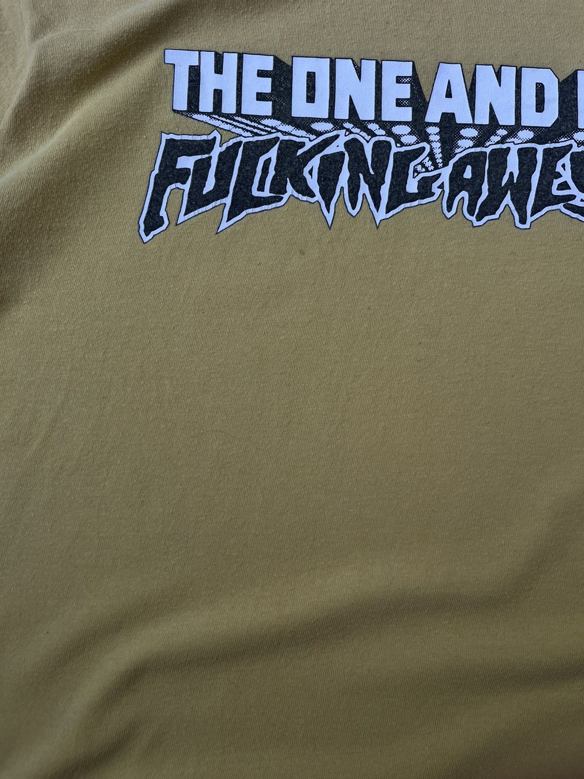 Fucking Awesome Yellow Fucking Awesome The One And Only Hockey Graphic Shirt Size US M / EU 48-50 / 2 - 4 Thumbnail