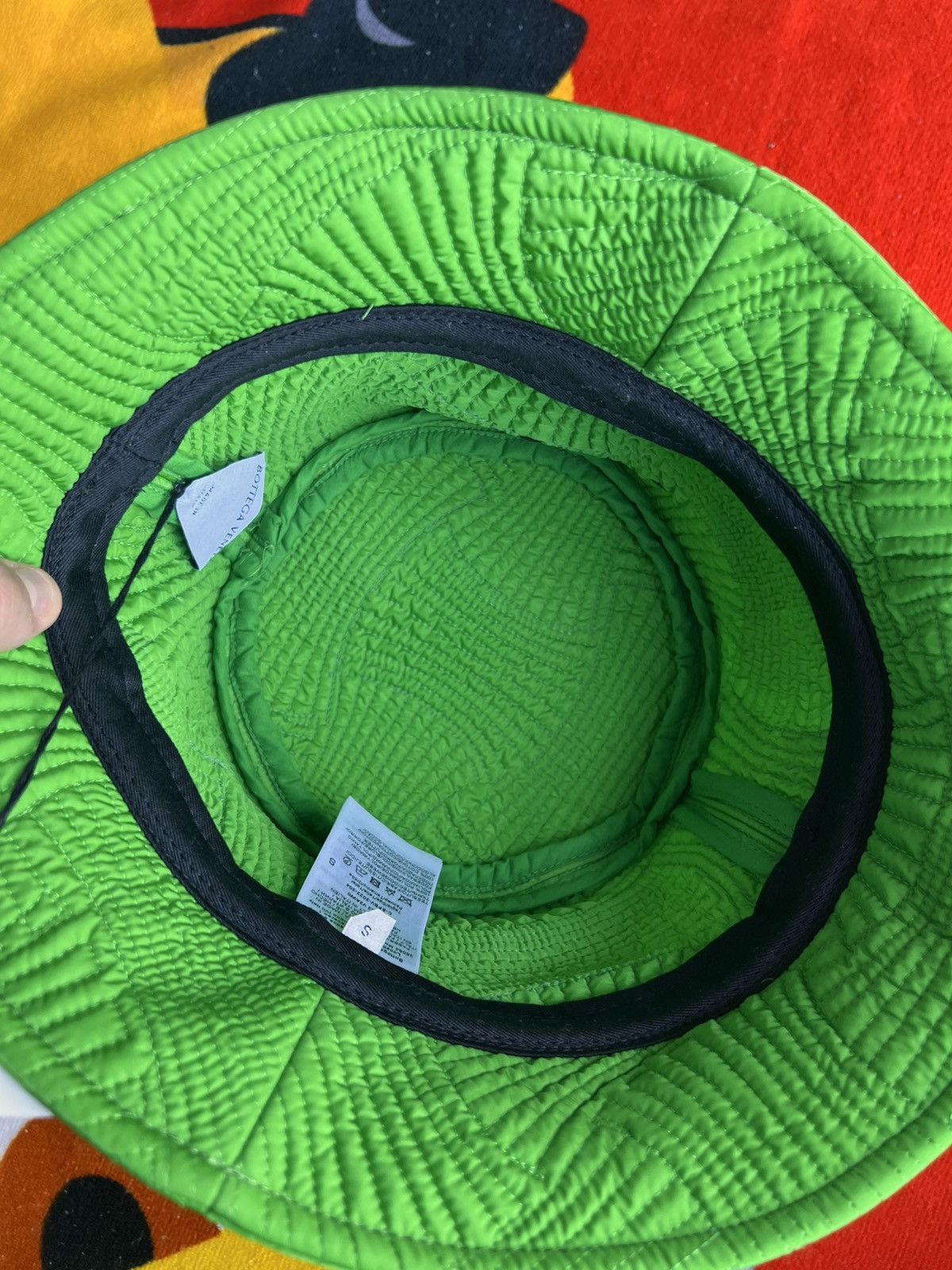 Bottega Veneta Bottega Veneta Bucket Hat Acid Green Intrecciato Nylon new S Size ONE SIZE - 20 Thumbnail