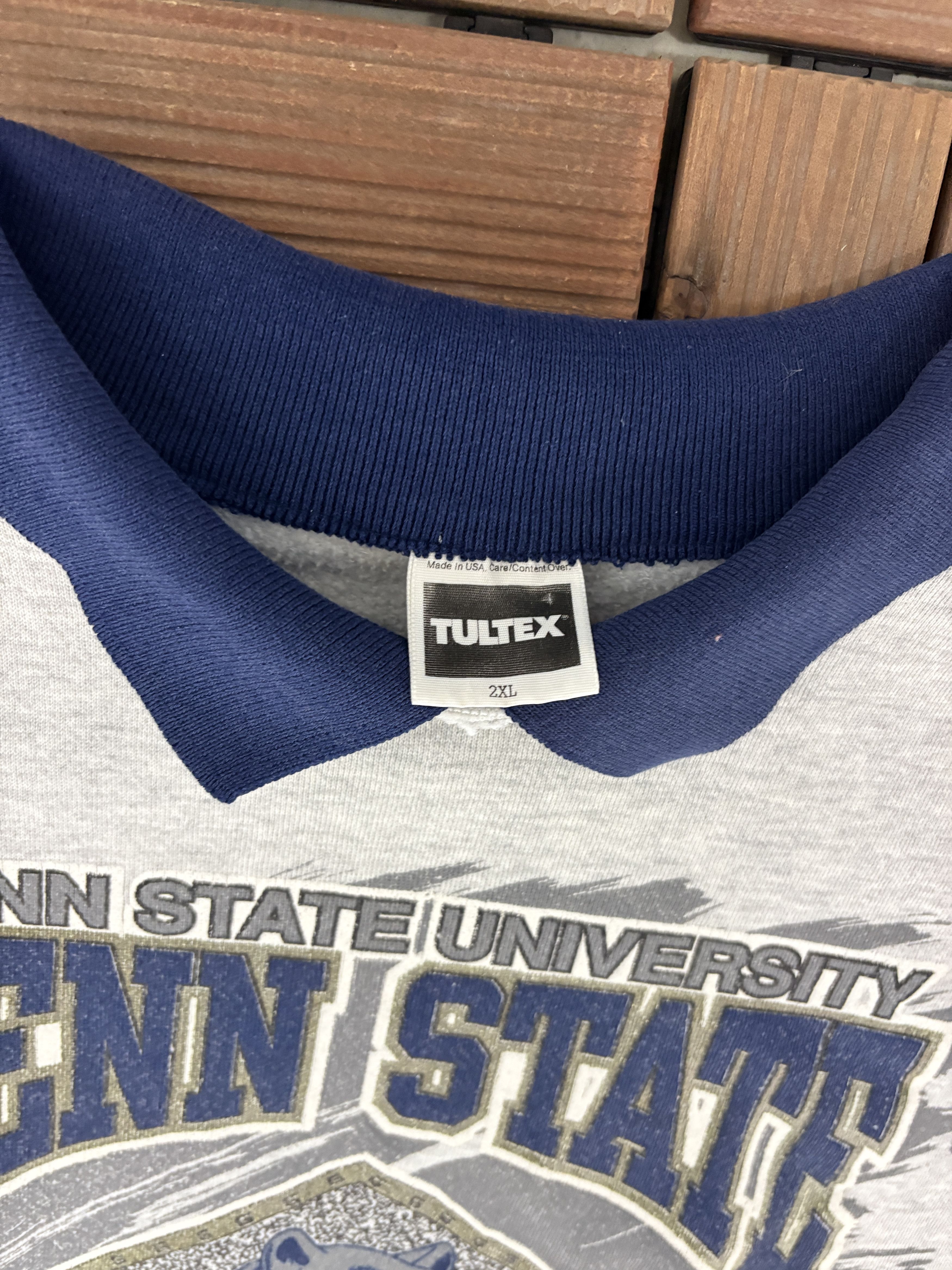 Vintage Penn State Nittany Lions Vintage Collared Sweater Size US XXL / EU 58 / 5 - 6 Thumbnail