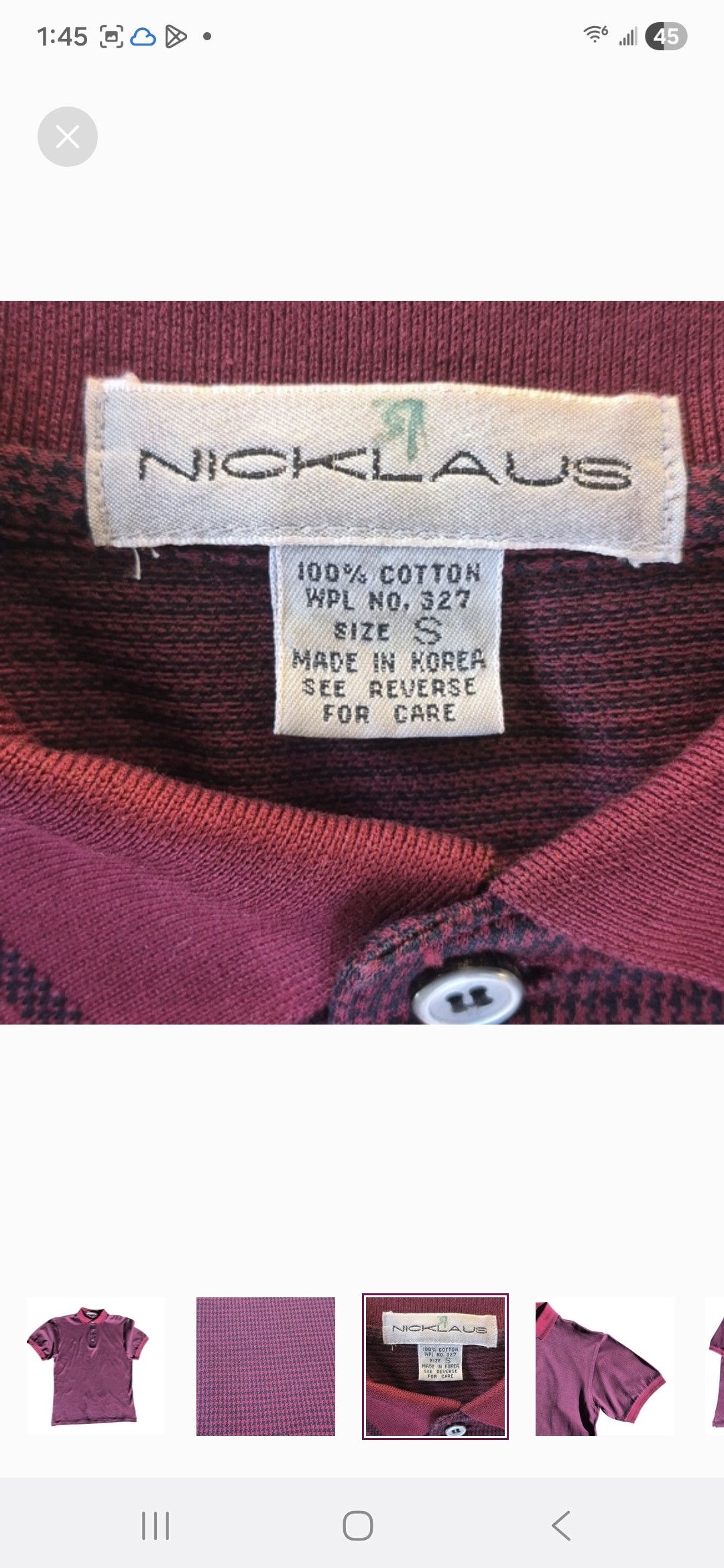 Other Vintage Jack Nicklaus Polo Shirt Size US S / EU 44-46 / 1 - 3 Thumbnail