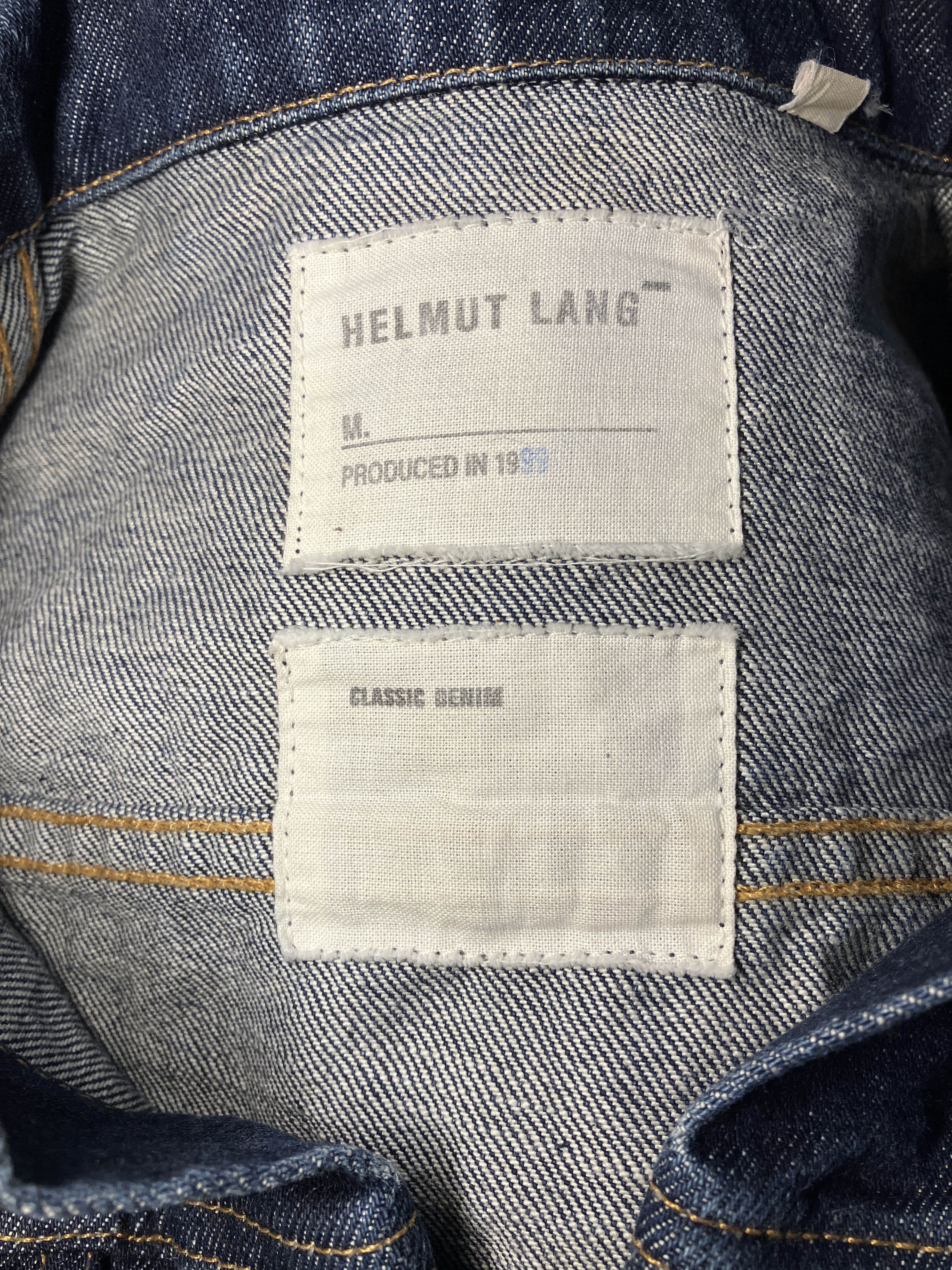 Helmut Lang [ARCHIVE] Vintage Helmut Lang Denim Jacket - Size M - Indigo Size M / US 6-8 / IT 42-44 - 4 Thumbnail