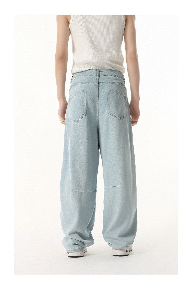 Japanese Brand Men's Japanese Retro Cleanfit Straight Loose Fit Jeans Size US 32 / EU 48 - 5 Thumbnail