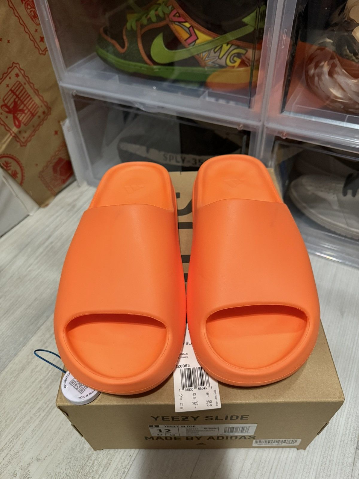 adidas gazelle silver green womens adidas Yeezy Slide Enflame Orange GZ0953  Solestage
