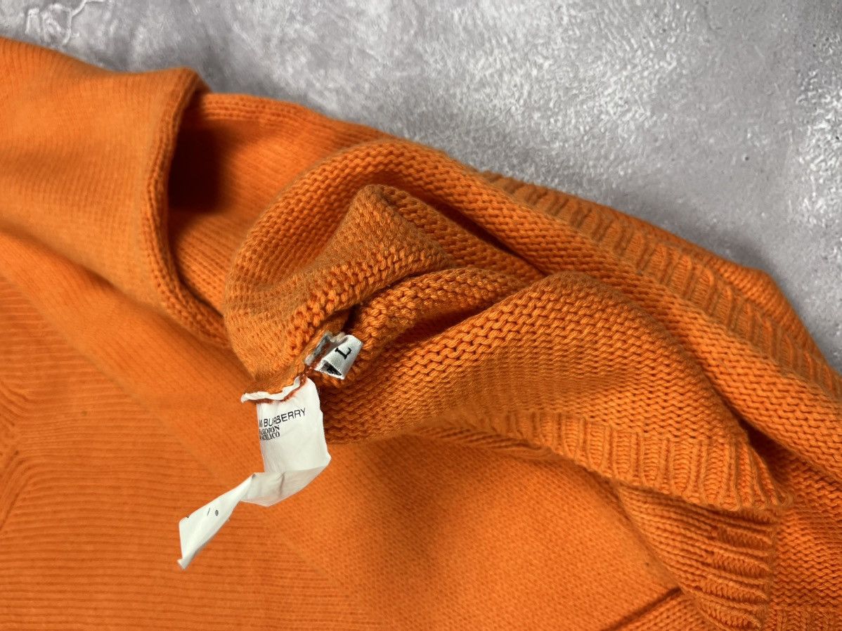 Burberry Thomas Burberry Vintage Light Knitted Sweater Orange Size L Size L / US 10 / IT 46 - 11 Thumbnail