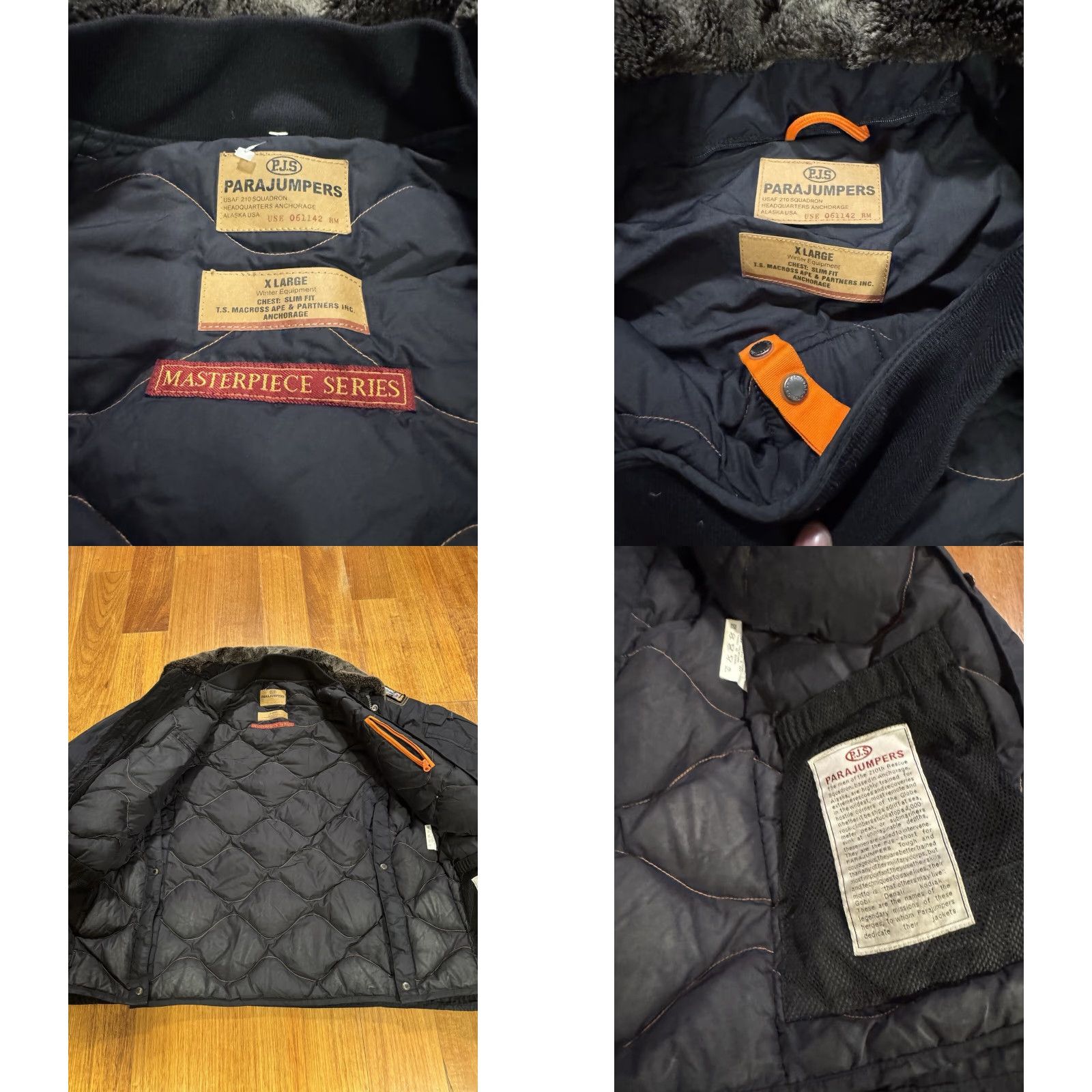 Parajumpers PARAJUMPERS Winter Jacket Masterpiece Series Rescue Squadron Black Size XL Size US XL / EU 56 / 4 - 9 Thumbnail
