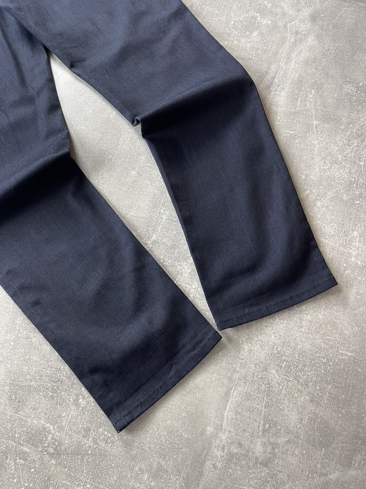 Prada Prada Black Tab Navy Cotton Slim Trousers Dark Blue Size 38 Size US 38 / EU 54 - 2 Thumbnail