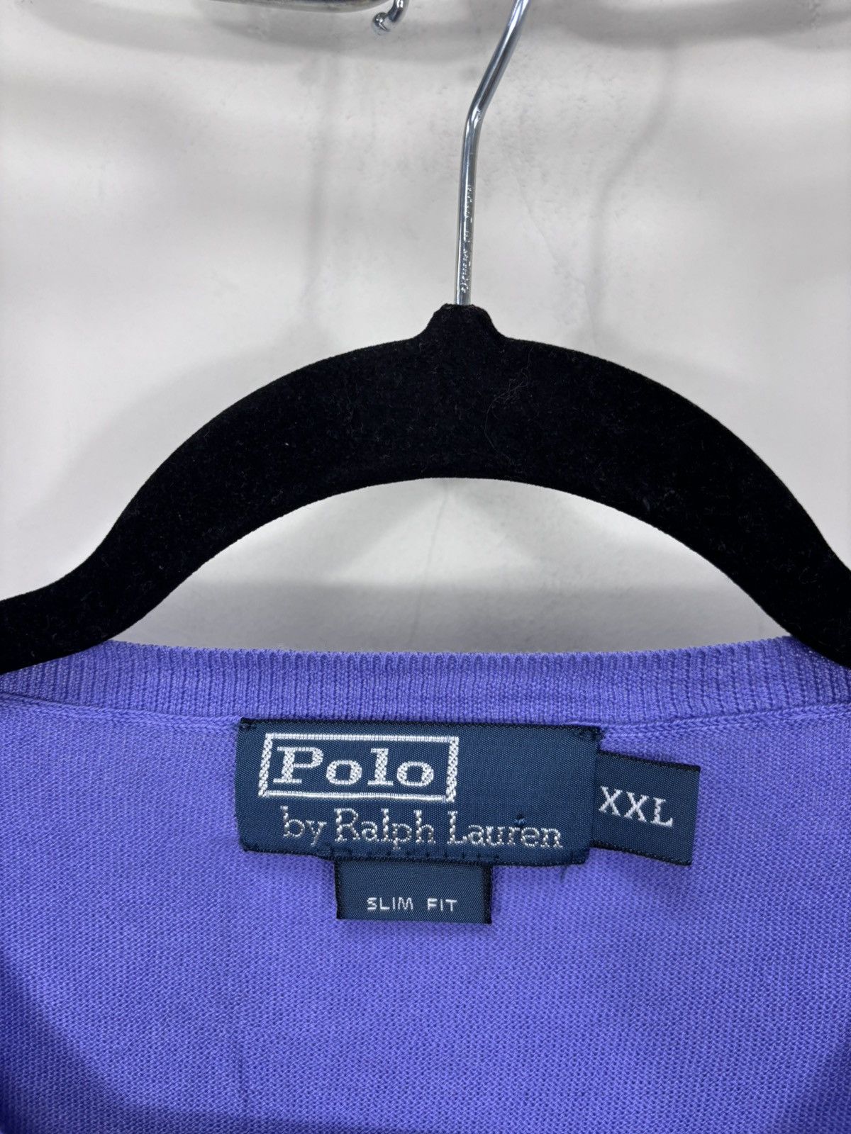 Polo Ralph Lauren Polo Ralph Lauren Men’s Slim Fit Purple Pima Cotton Sweater Size US XXL / EU 58 / 5 - 7 Thumbnail