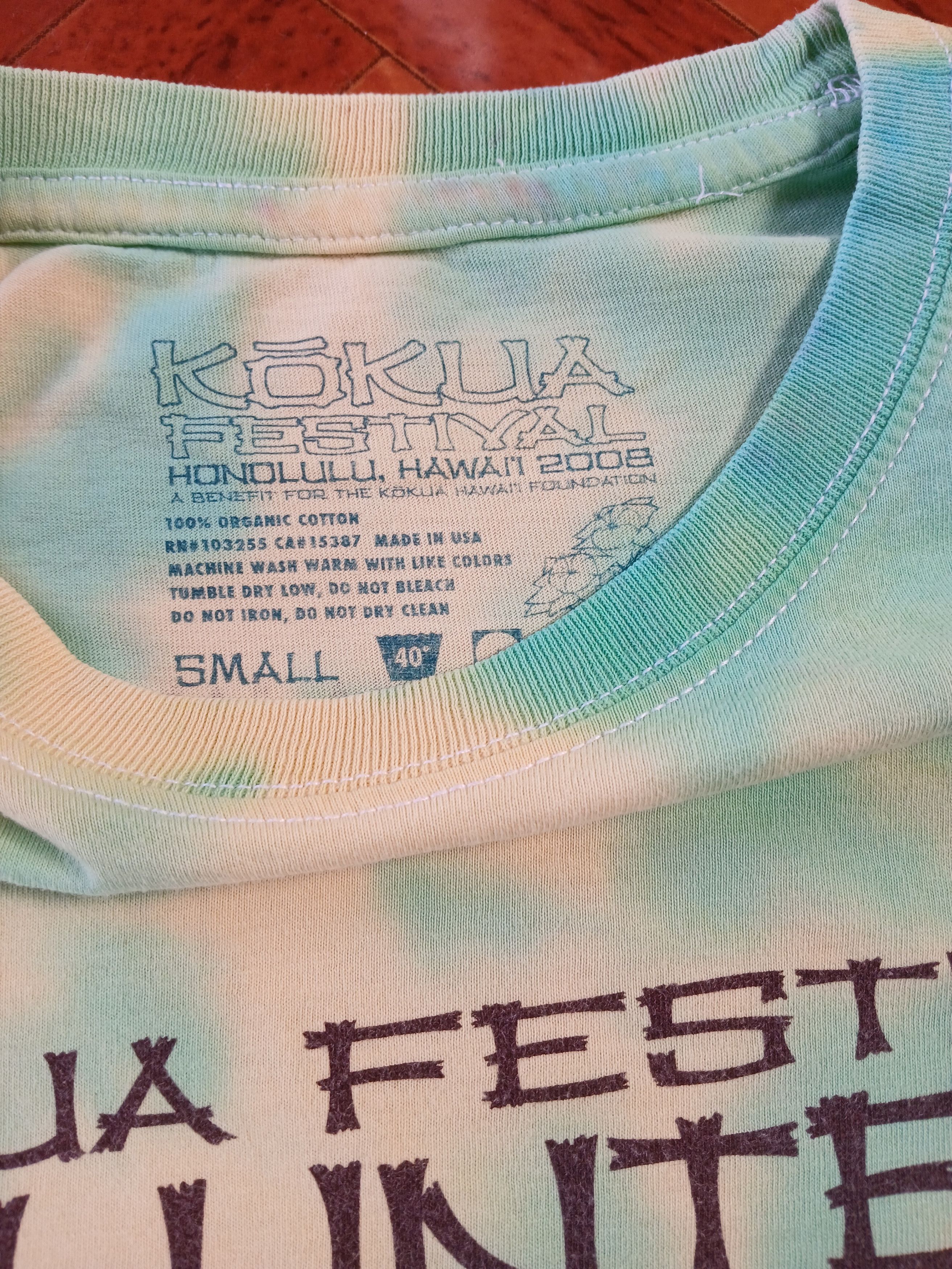 Band Tees × Vintage Kokua Festival 2008 Jack Johnson Tie Dye Band tee Size US S / EU 44-46 / 1 - 3 Thumbnail