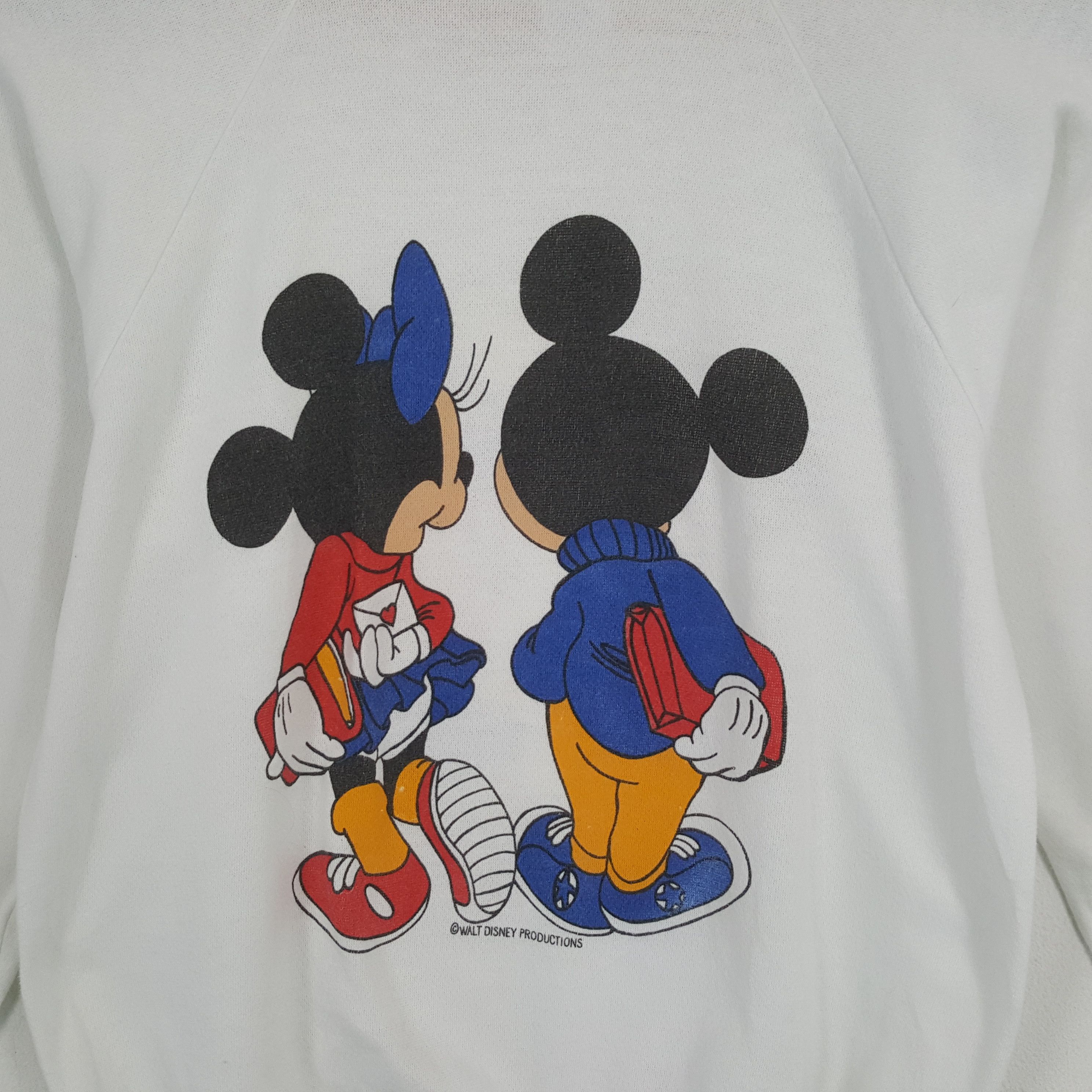 Disney × Mickey Mouse × Vintage Vintage 90's DISNEY MICKEY MOUSE Promotion Sweatshirts Size US M / EU 48-50 / 2 - 4 Thumbnail