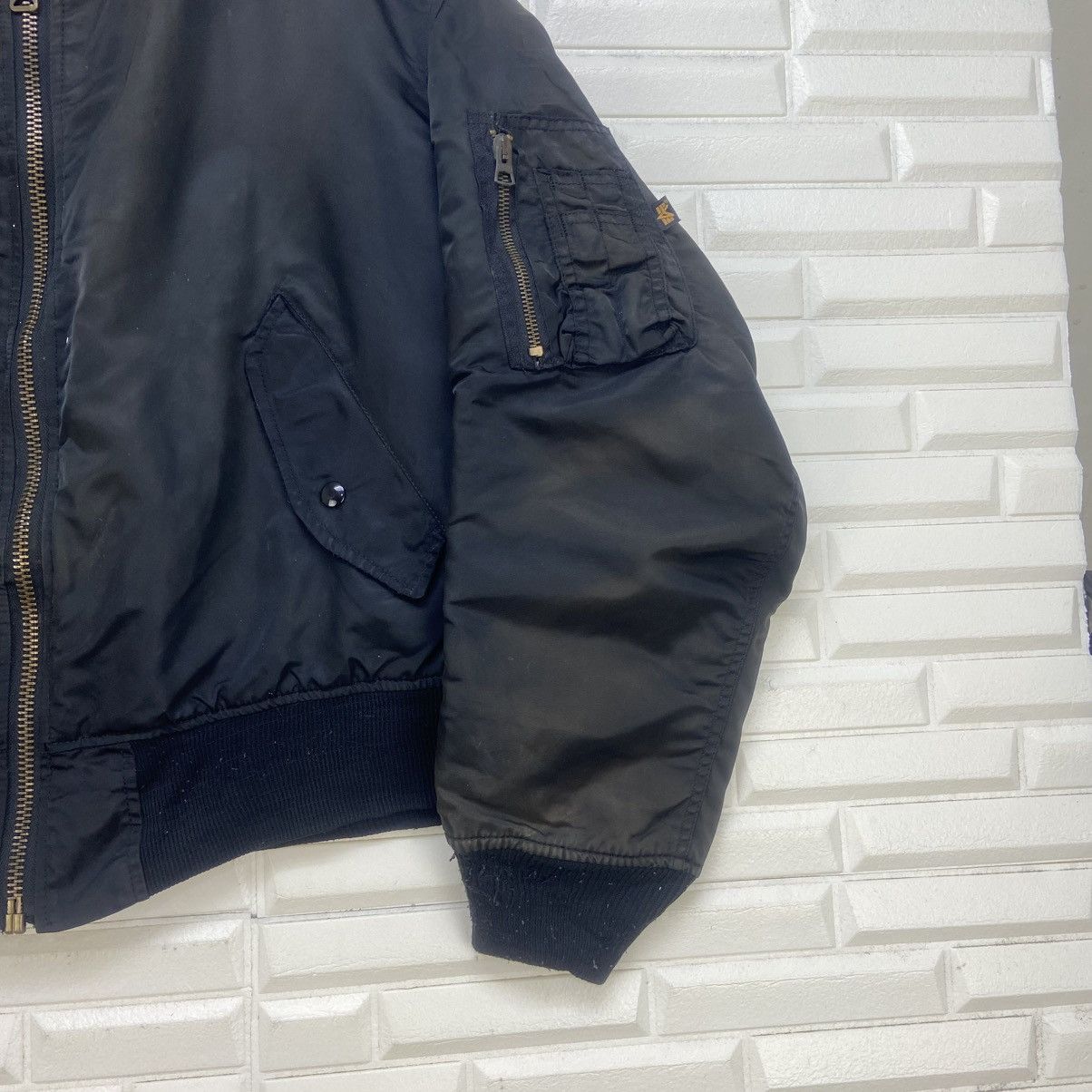 Alpha Industries Vintage Alpha Industries USAF Flight Bomber MA-1 Jacket Size US L / EU 52-54 / 3 - 3 Thumbnail