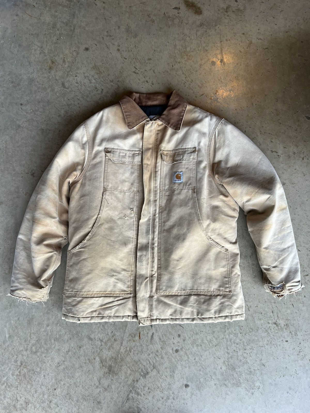 image of Vintage Carhartt Tan Arctic Jacket, Men's (Size XL)