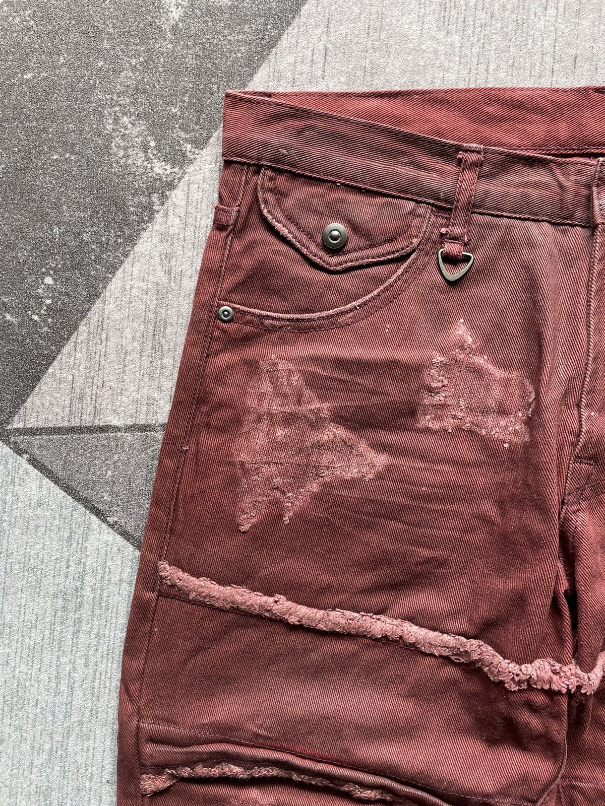 semanticdesign Vintage Semantic Design Distressed Denim Pants Size US 33 - 9 Thumbnail