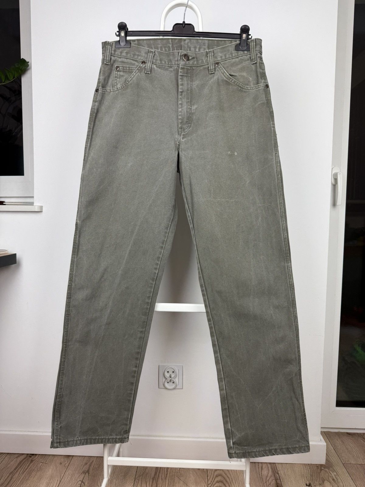 Carhartt × Dickies × Vintage Vintage faded earth tone green baggy fit dickies pants hype Size US 31 - 7 Thumbnail