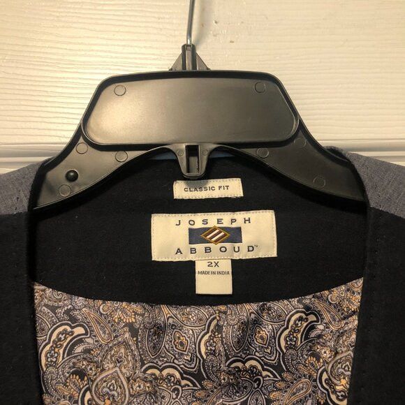 Joseph Abboud Joseph Abboud men's navy 98%cotton 5 button vest size: XXL Size US XXL / EU 58 / 5 - 2 Thumbnail