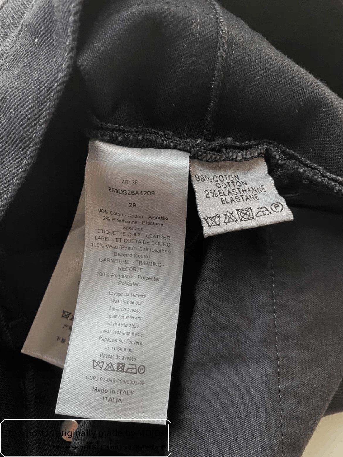 Dior Dior Homme Logo Stripe Basic Denim Size US 29 - 8 Thumbnail