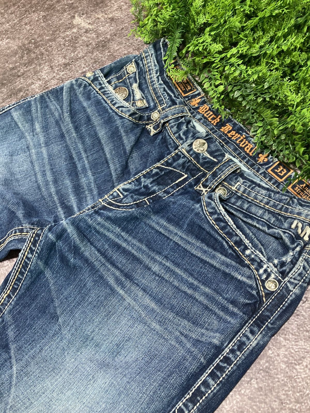 Rock Revival Vintage Rock Revival Andre Straight Y2K Denim Jeans Size US 33 - 10 Thumbnail