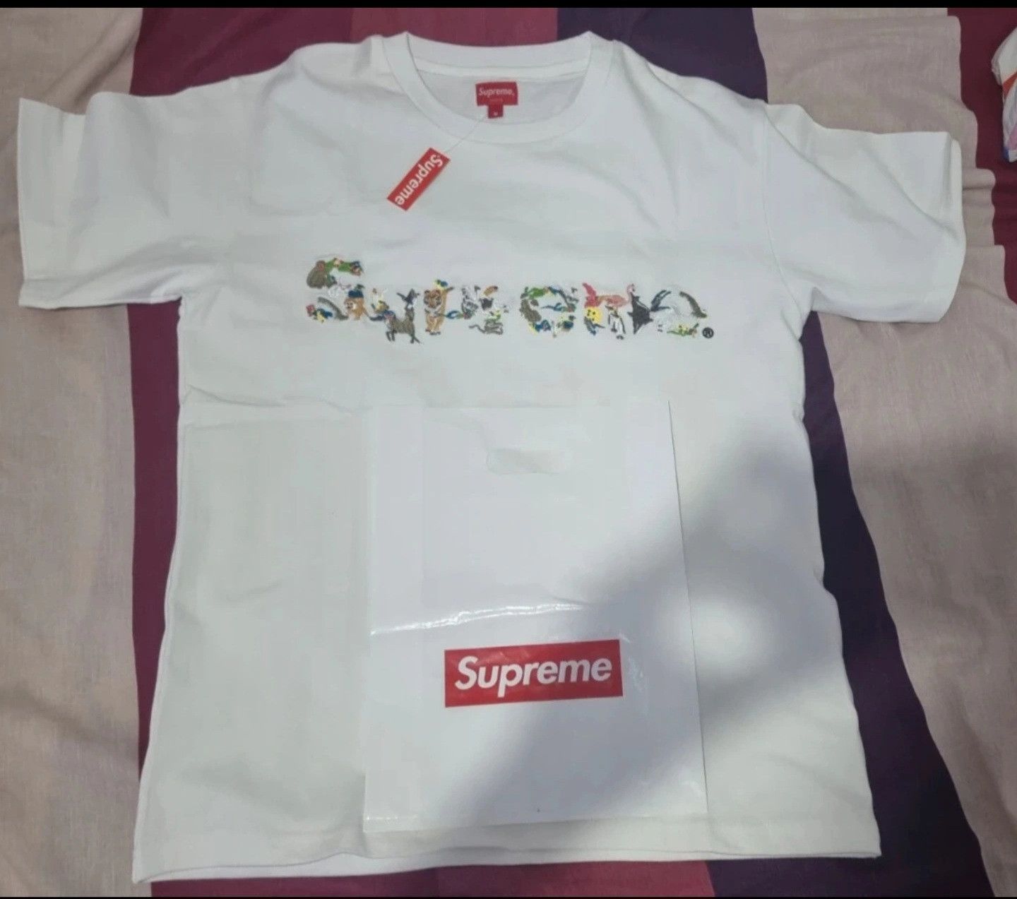 image of Supreme Top Animal Kingdom in White, Men's (Size Medium)