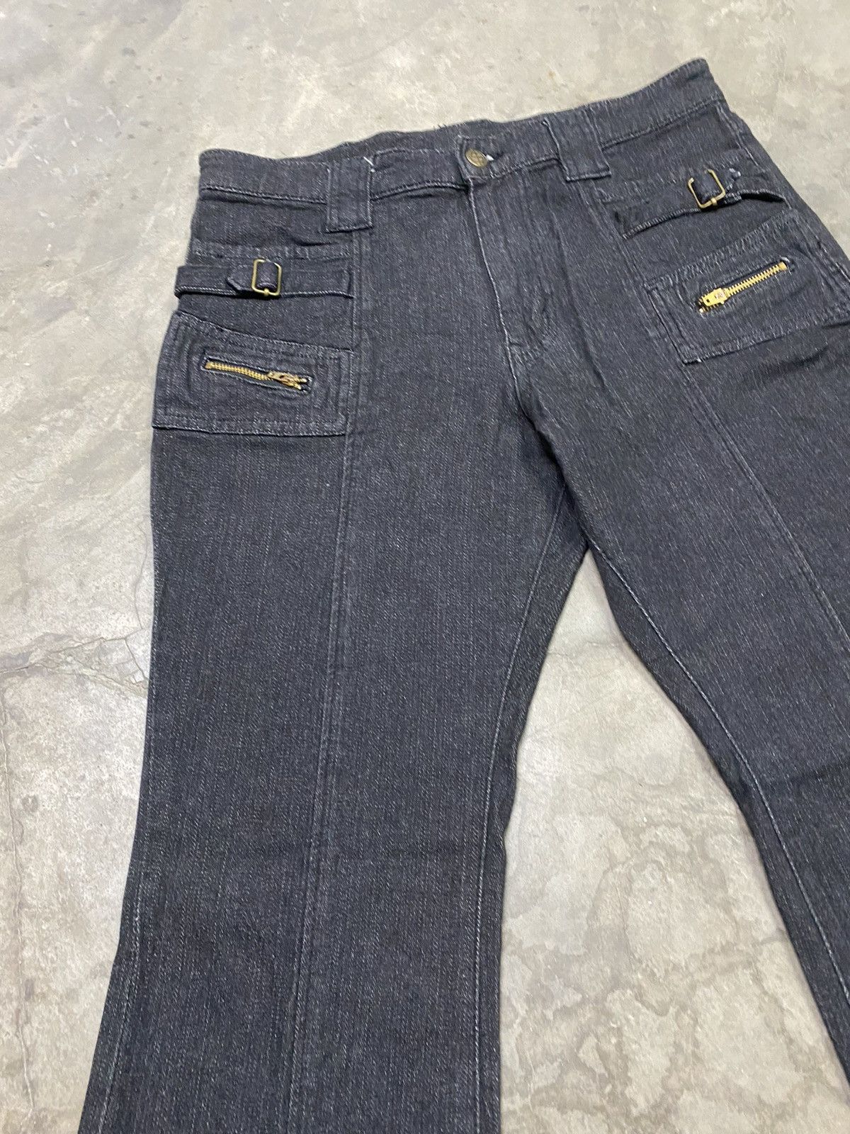 Hysteric Glamour × Japanese Brand × Tornado Mart Flare Jeans Japanese Advantage Soft Denim Size US 31 - 3 Thumbnail