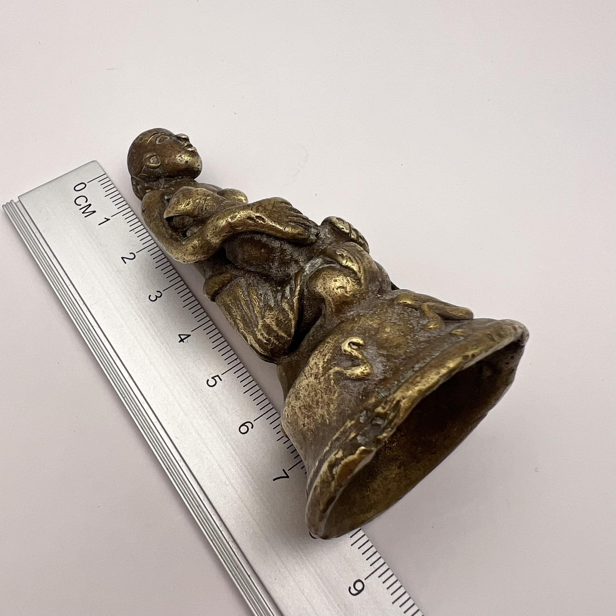 Vintage Antique Cast Bronze Brass Decor Figure primitive Size ONE SIZE - 8 Thumbnail