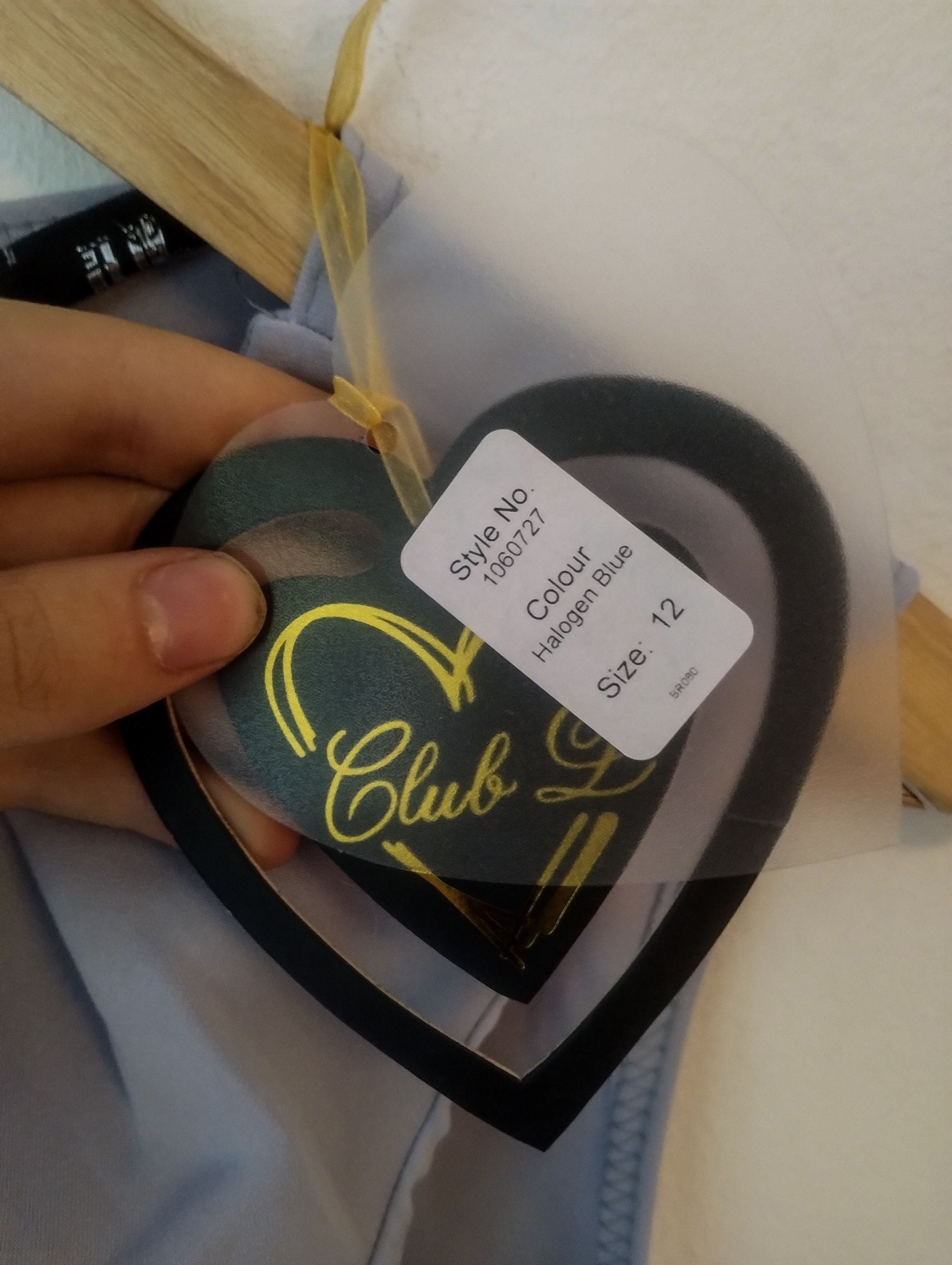 Other Club L baby blue Fit & Flare dress with collar - Size 8 US Size M / US 6-8 / IT 42-44 - 3 Thumbnail