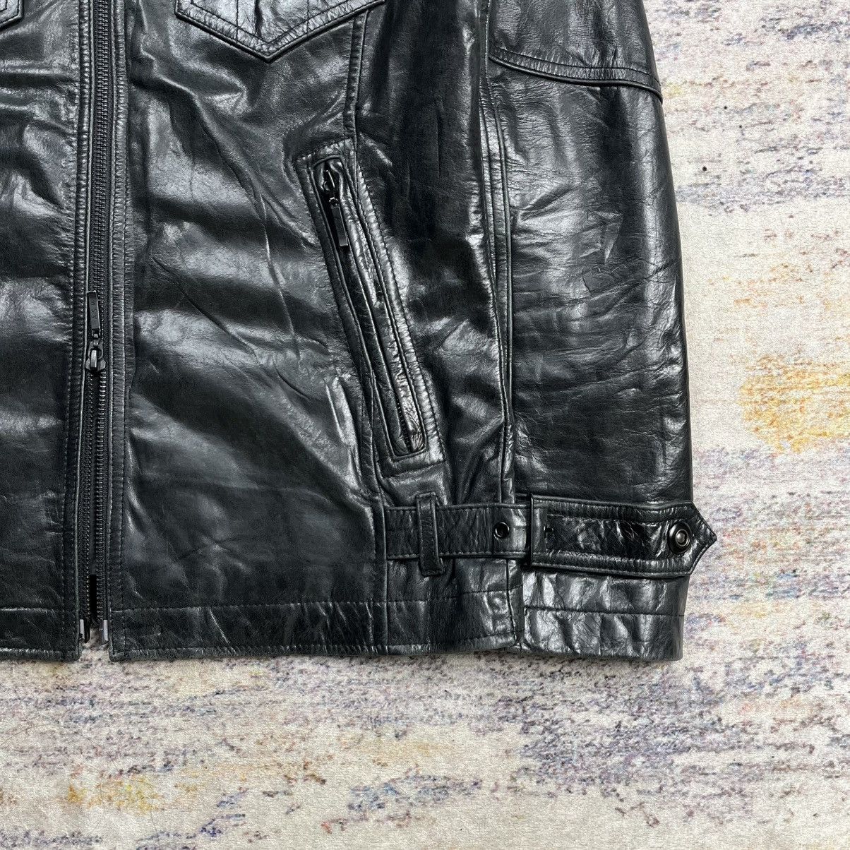 Tornado Mart A.S.M Atelier sab men rider leather jacket vkei style Size US M / EU 48-50 / 2 - 8 Thumbnail