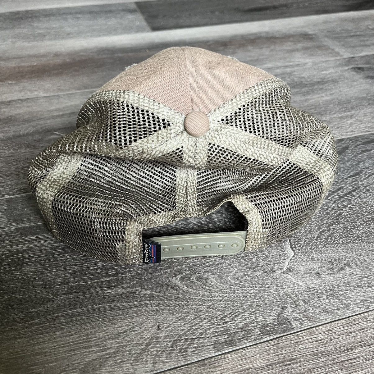 Patagonia Vintage Patagonia Fitz Roy Trout Fish Tan Beige Trucker Hat Size ONE SIZE - 5 Thumbnail