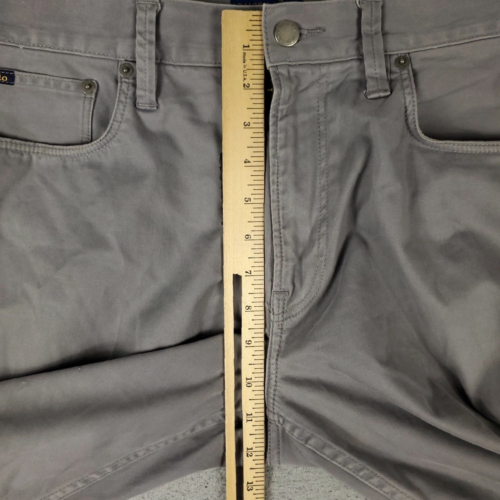 Polo Ralph Lauren Ralph Lauren Jeans Mens 34x28 Gray 5 Pocket Straight Leg Pants Shirt? wait Size US 34 / EU 50 - 5 Thumbnail