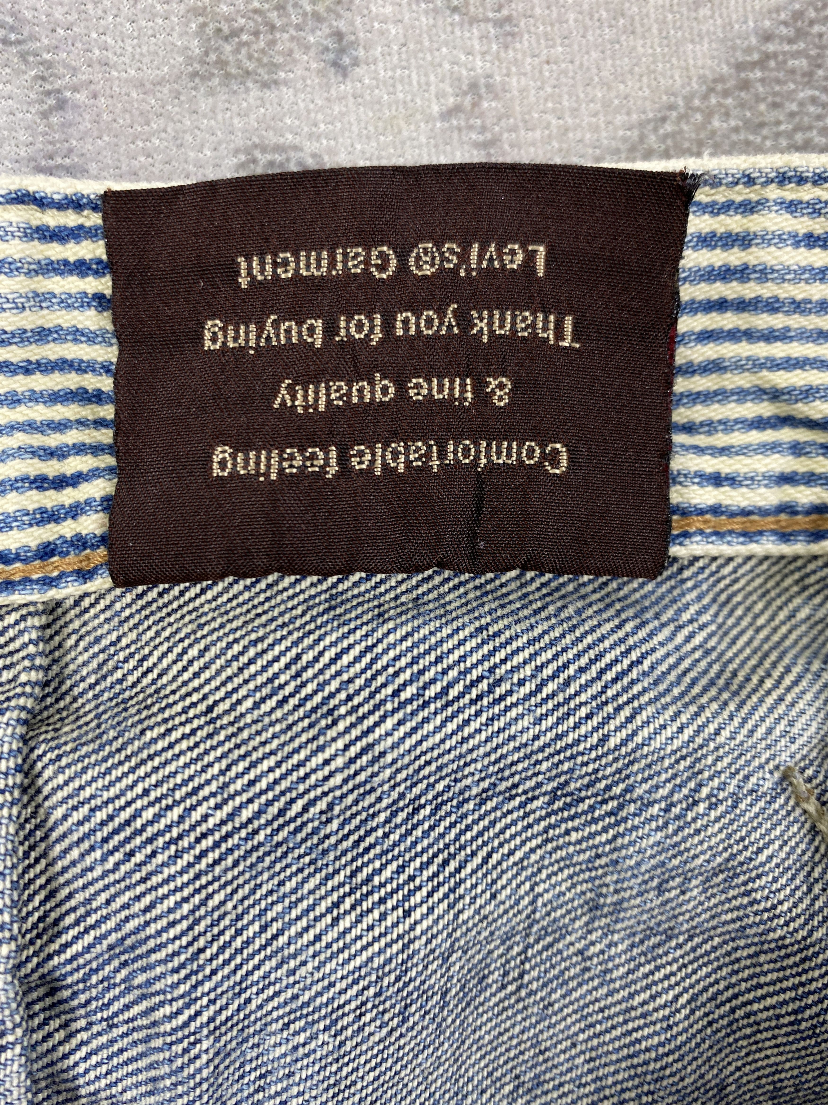 Vintage Dirty Blue Vintage Classic Levi's 522 34x32.5 Denim -JN911 Size US 34 / EU 50 - 10 Thumbnail