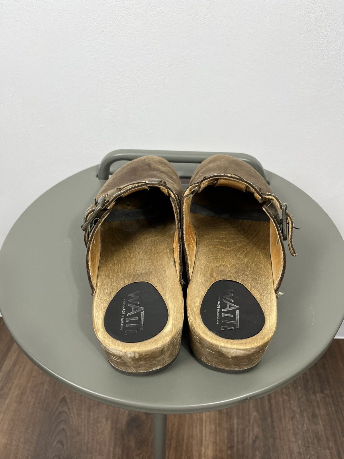 Other Leather Wooden Sole Clogs Buckle Shoes EU 42.5 US 9.5 Size US 9.5 / EU 42-43 - 8 Thumbnail