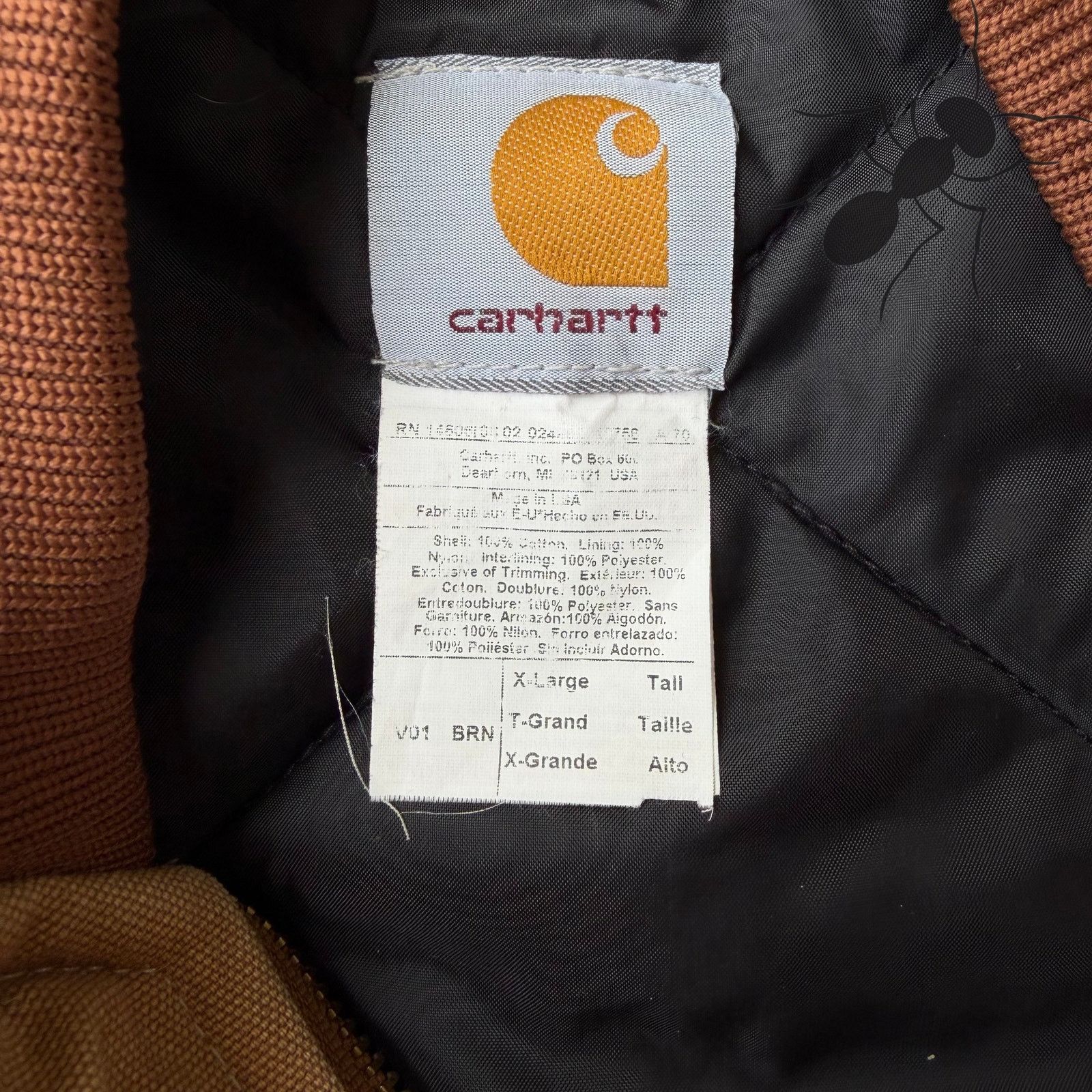 Carhartt × Vintage Carhartt V01 brown work wear vest Size US XL / EU 56 / 4 - 4 Thumbnail