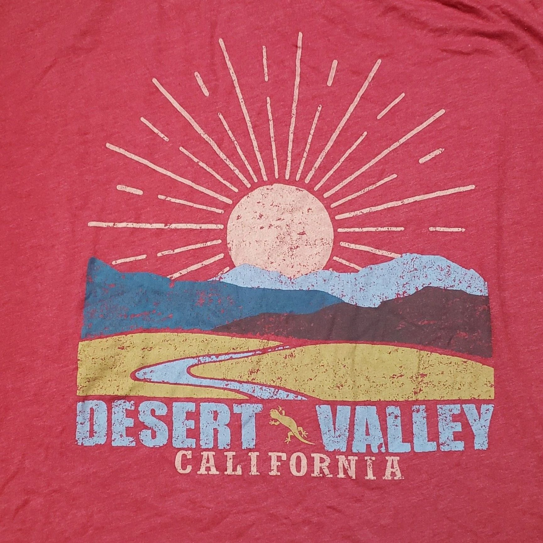 Vintage Desert Valley California Traveling Vacation Red Shirt Long Sleeve Adult S Small Shirt Red California Vintage? (No N/A) Size US S / EU 44-46 / 1 - 2 Thumbnail