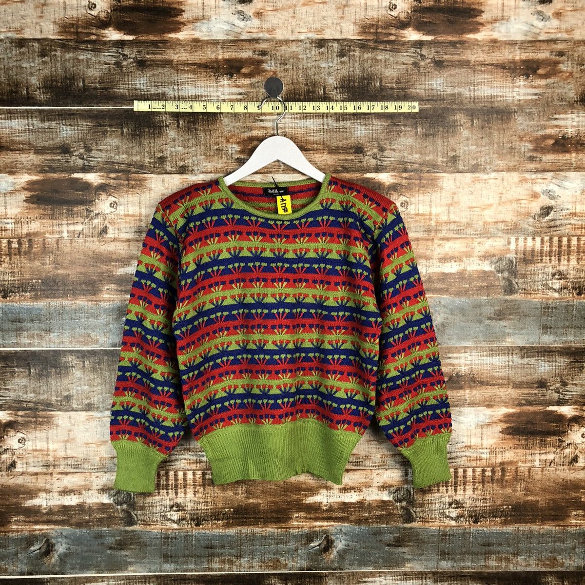 Homespun Knitwear × Japanese Brand Bell House vintage streetwear Red Knitwear #A1750 Size S / US 4 / IT 40 - 1 Thumbnail