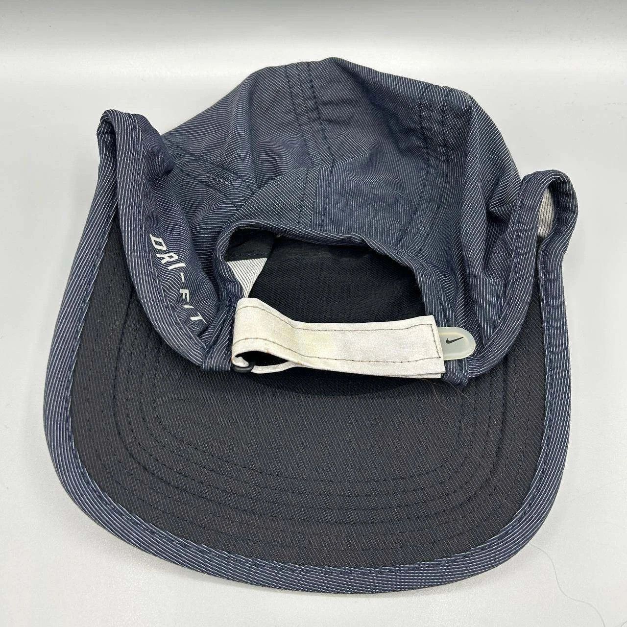 Nike Nike AW84 Dri-Fit Hat Men Blue Striped Strap Back Cap Size ONE SIZE - 7 Thumbnail