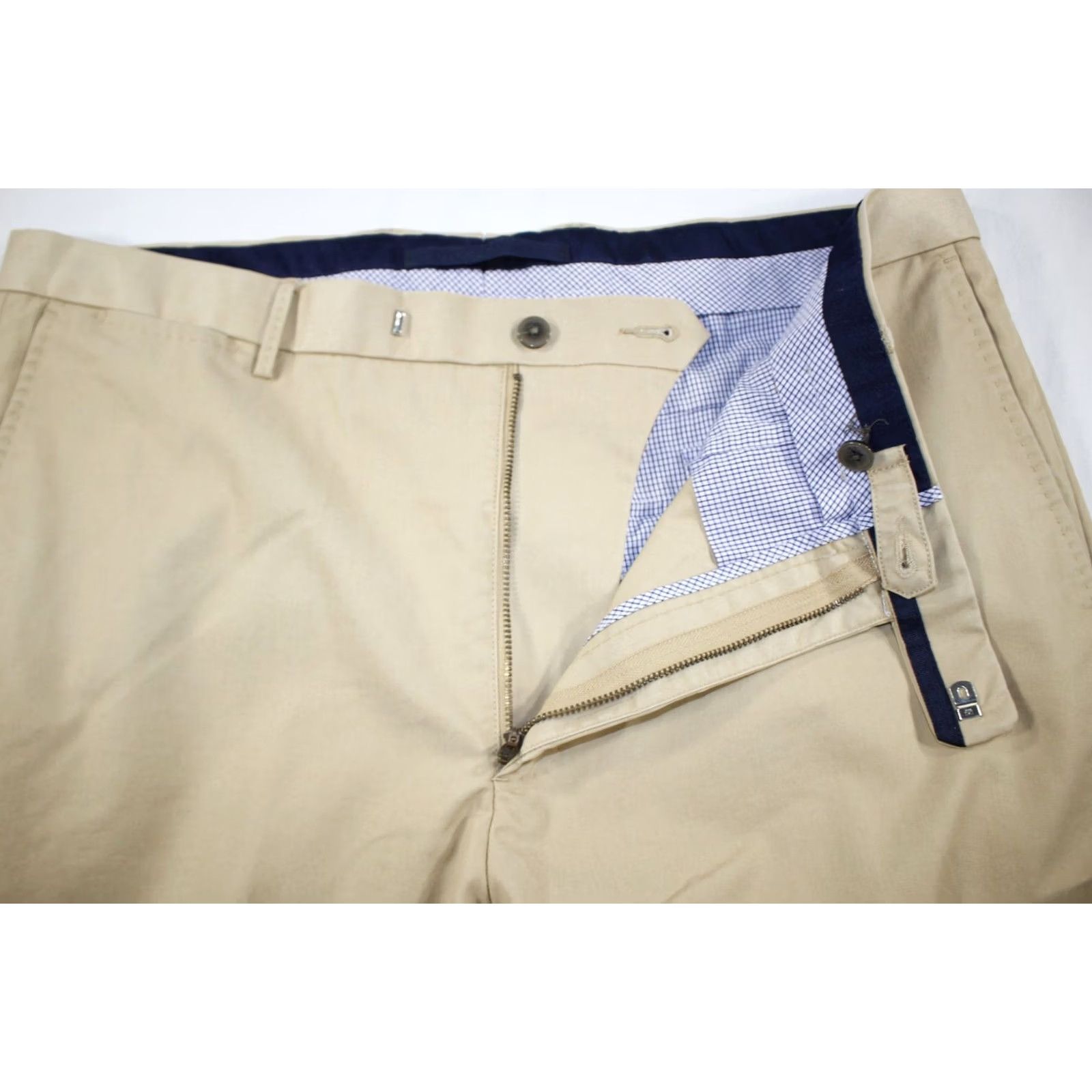 Peter Millar Peter Millar Pants Men's 38x33 Chino Dress Cotton Tencel Straight Beige Size US 38 / EU 54 - 3 Thumbnail