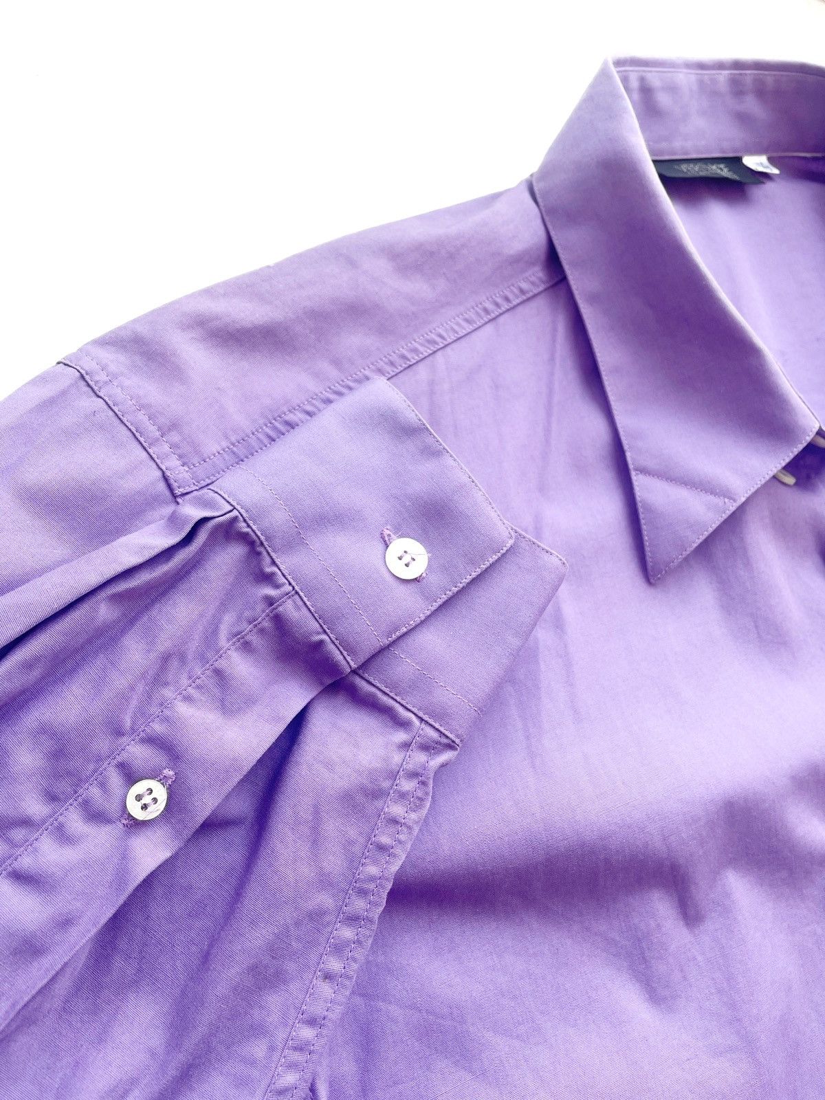 Versace Versace Classic V2 Purple Men Shirt Size 17/43 L-XL Size US L / EU 52-54 / 3 - 10 Thumbnail